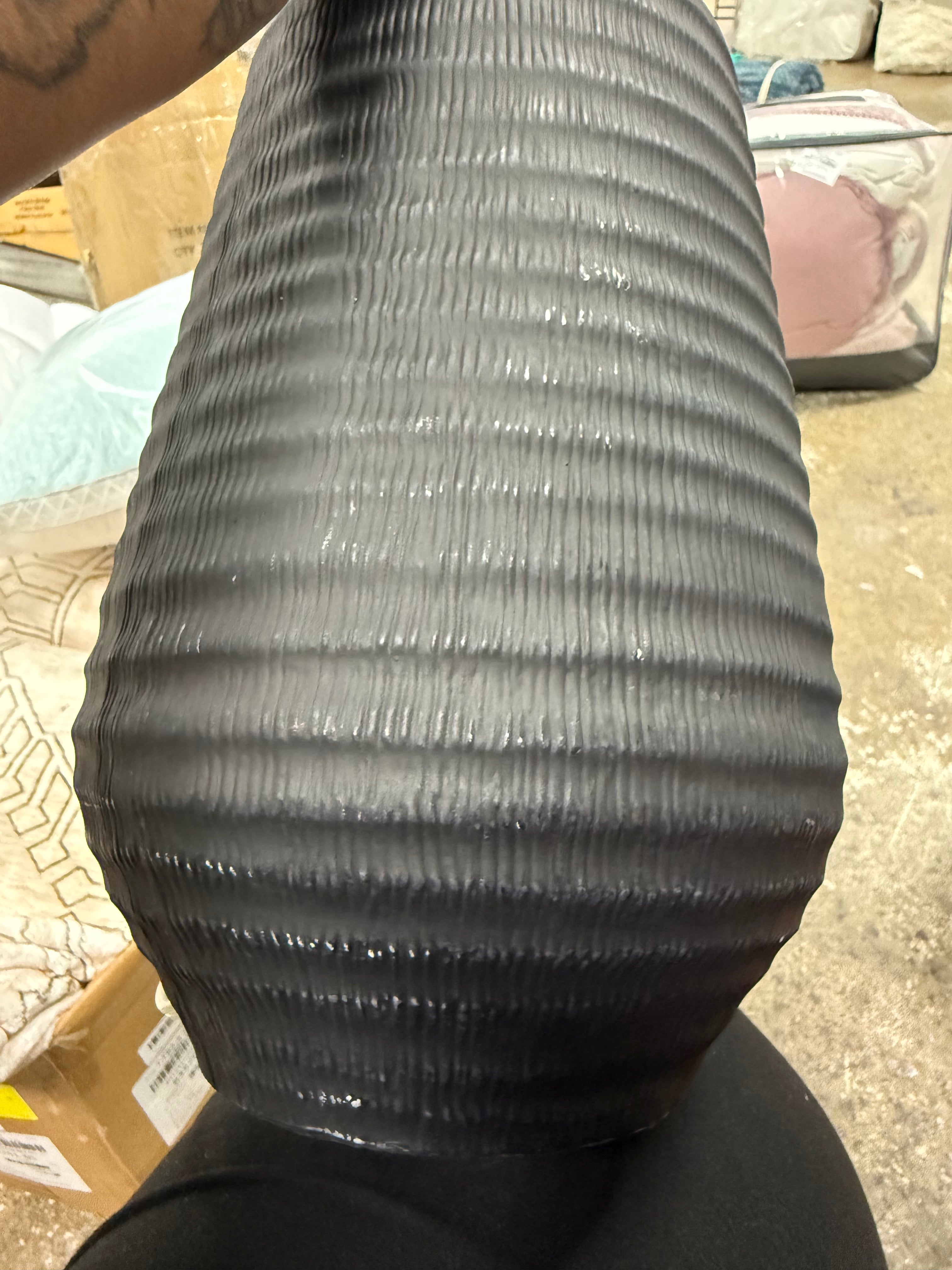 Modern Black Ceramic Table Lamp Base
