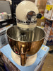 10-Speed Stand Mixer with Copper Bowl Fresh Linen - Metal