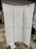 3 Panels Room Divider Rustic Wood Privacy Screens Folding Portable Partition Screen Freestanding Wall Home Furniture for Bedroom White