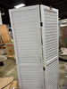 3 Panels Room Divider Rustic Wood Privacy Screens Folding Portable Partition Screen Freestanding Wall Home Furniture for Bedroom White