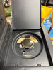 4-Burner Propane Gas Grill and Griddle Combo with Side Burner in Black