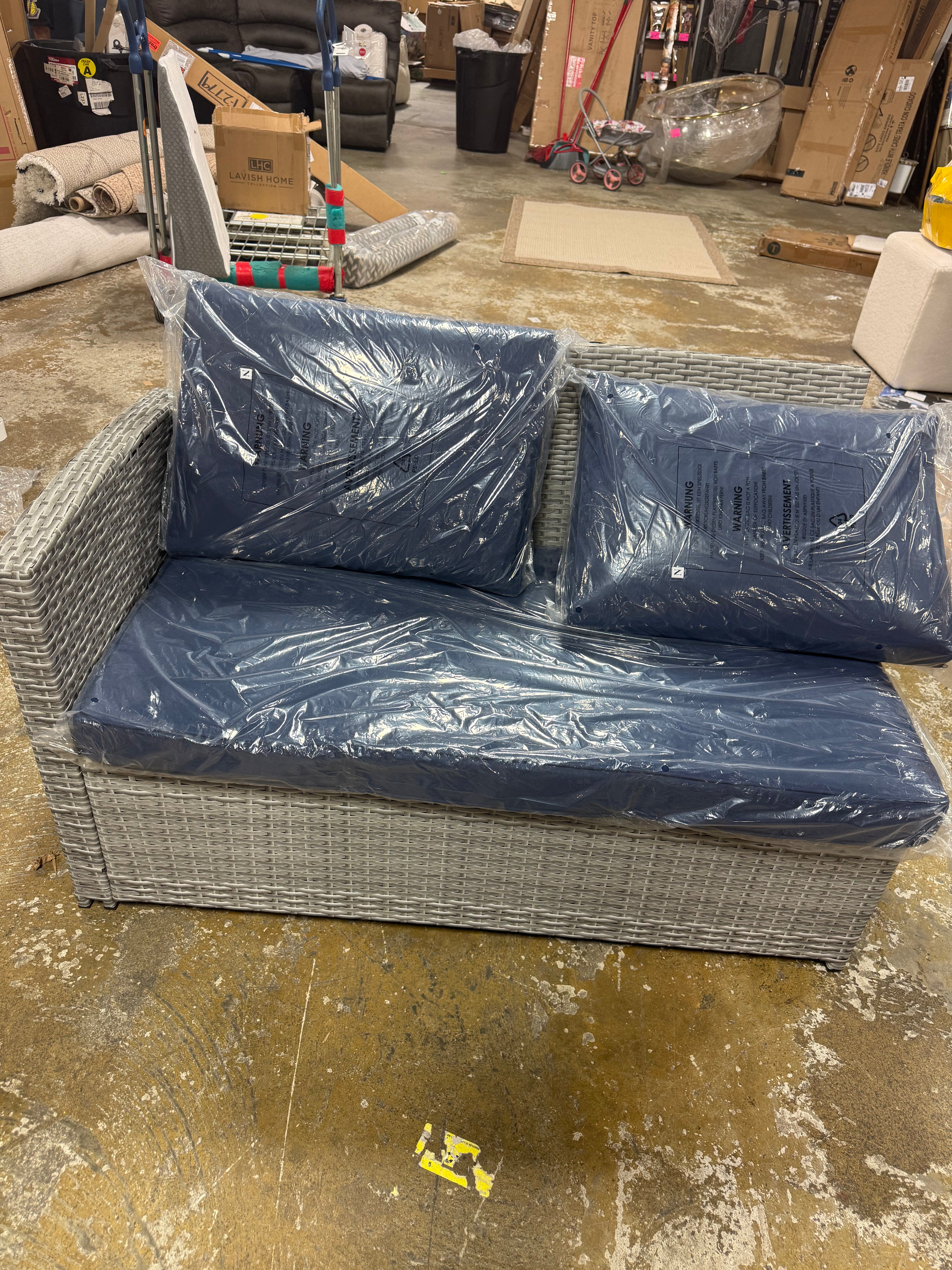 2 Piece Patio Furniture LOVESEATS ONLY - 3 BOXES