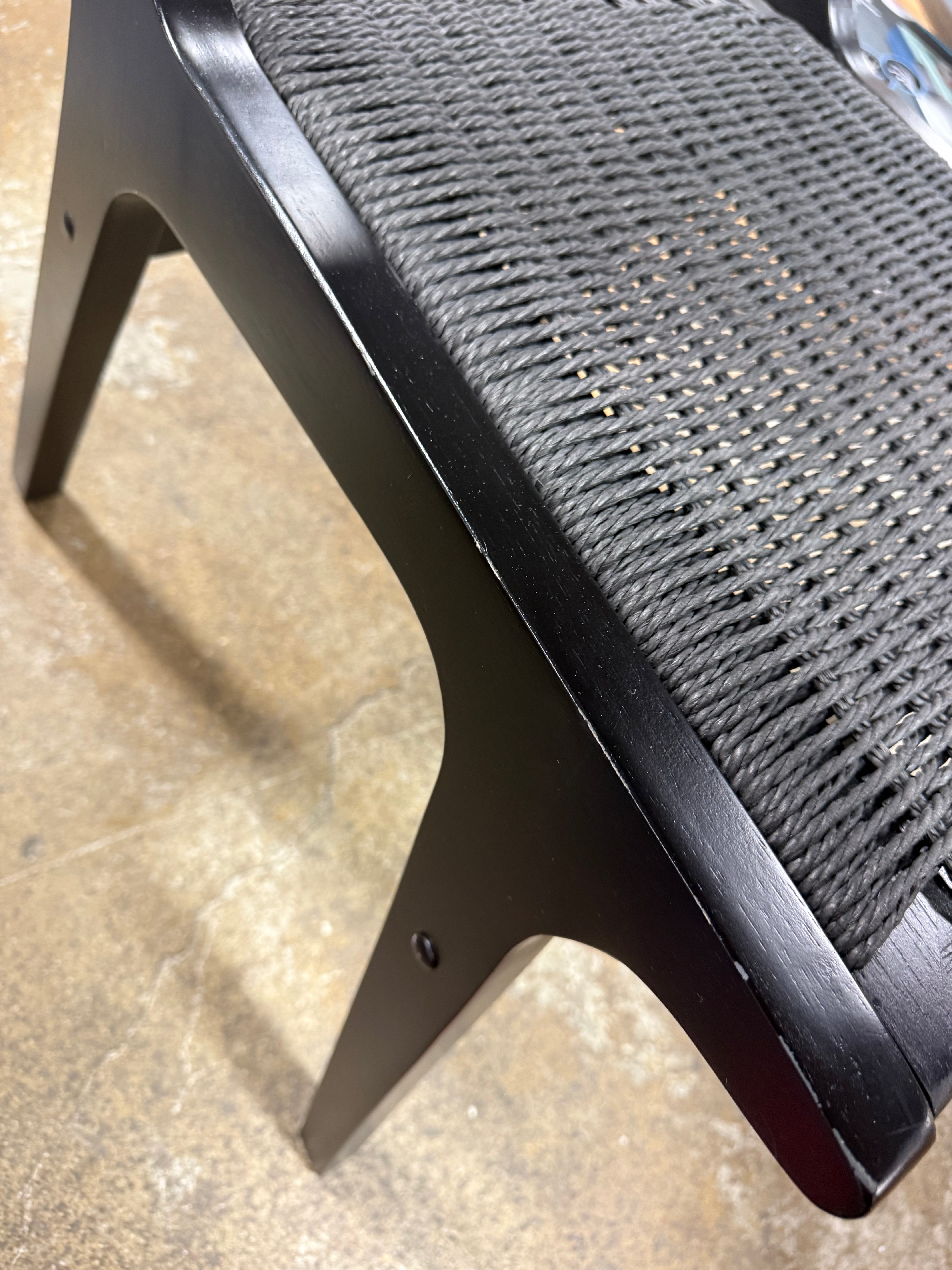 Ceylon Woven Dining Chair Black