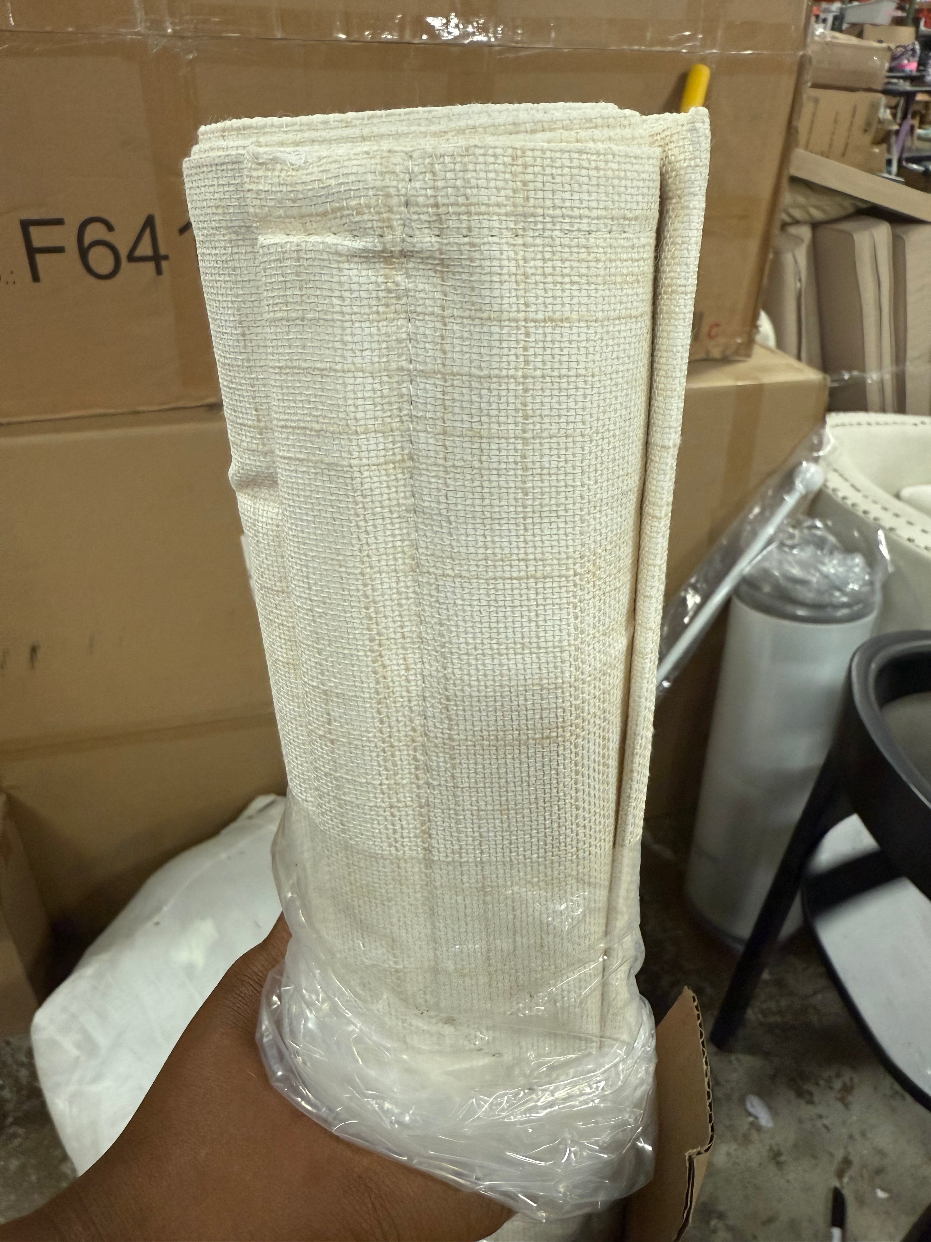 100% Blackout Somerton Textured Cordless Roman Window Shade
