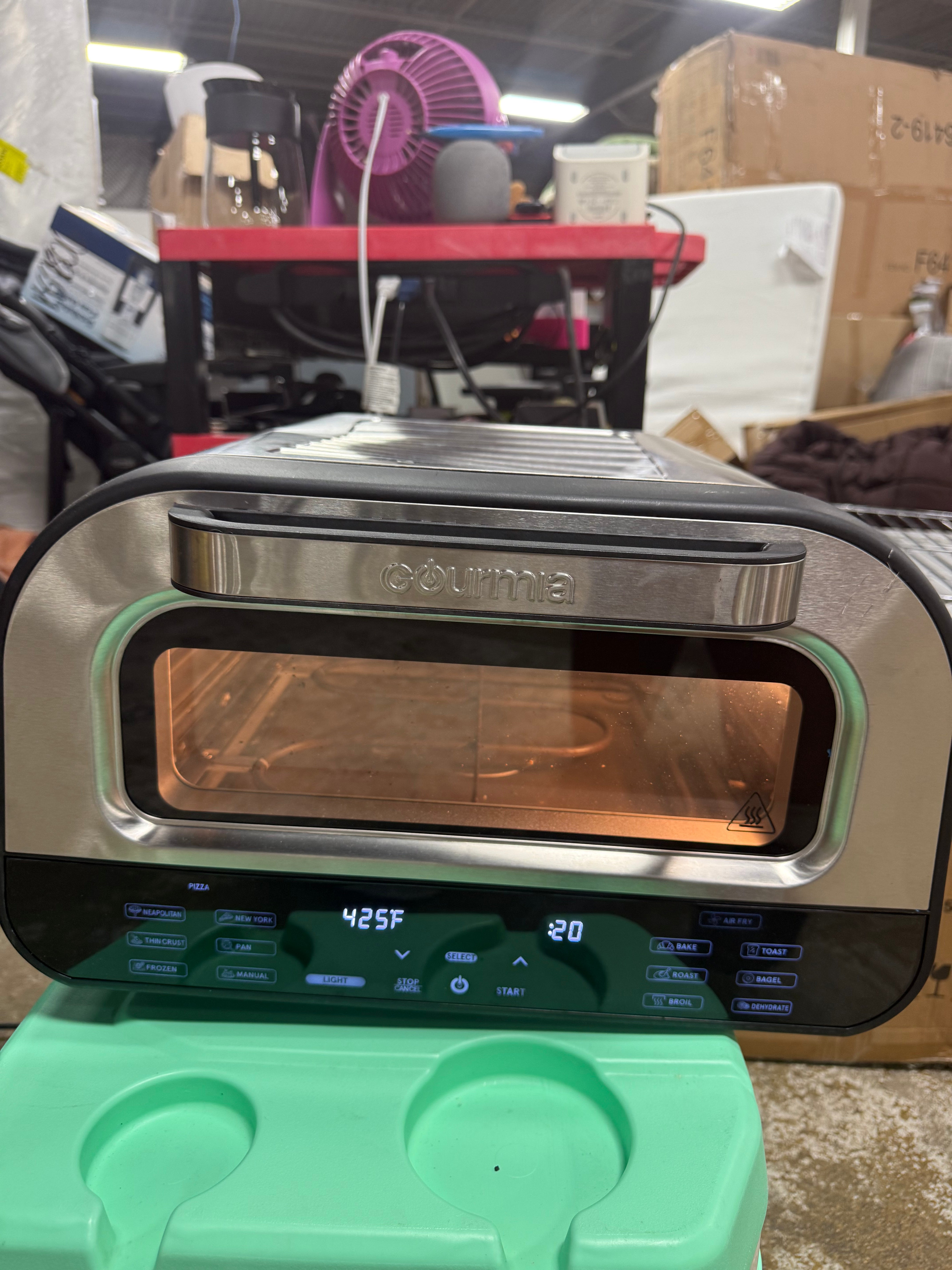 All-In-One Indoor Pizza Oven, Toaster Oven, and Air Fryer