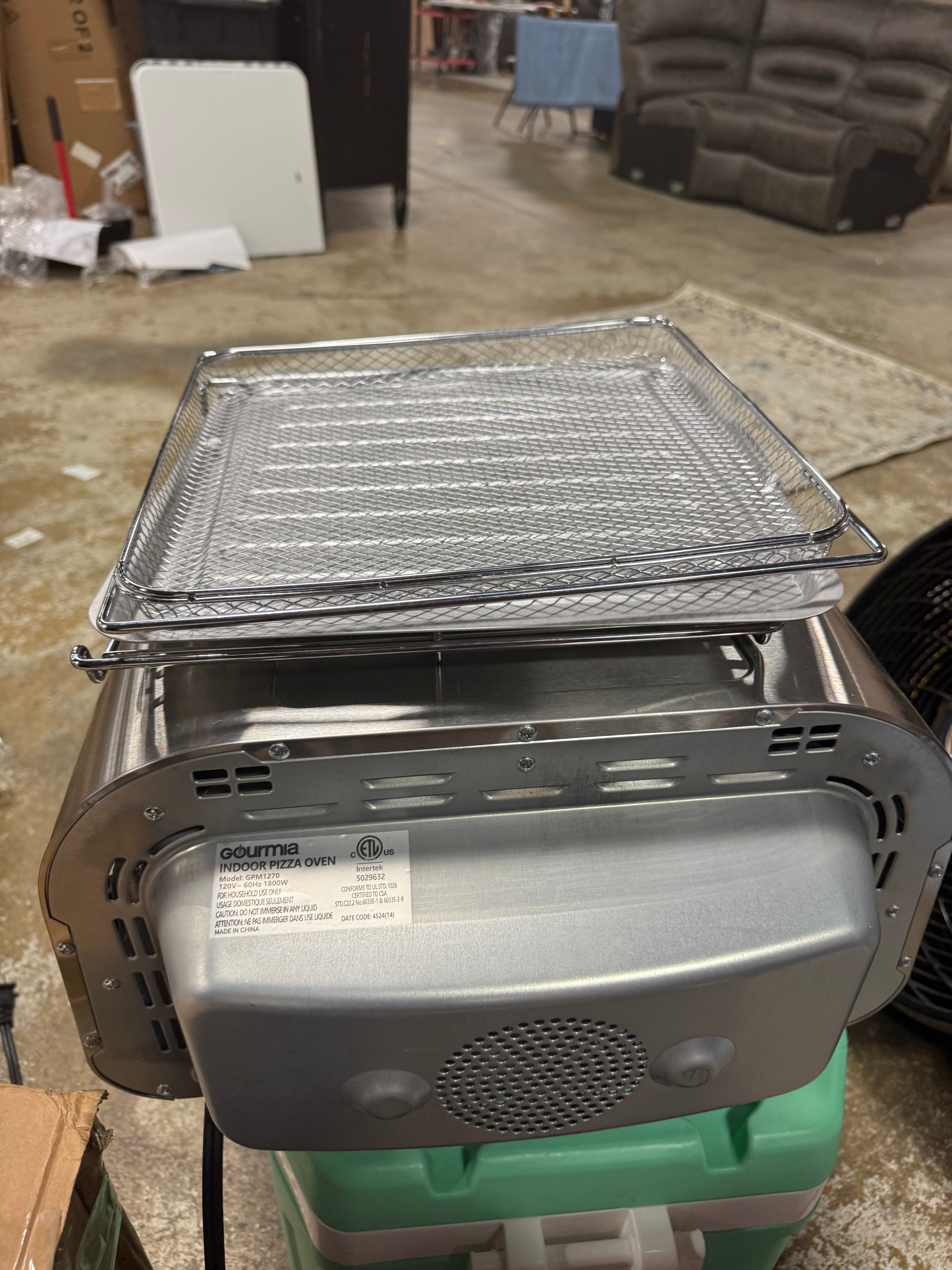 All-In-One Indoor Pizza Oven, Toaster Oven, and Air Fryer