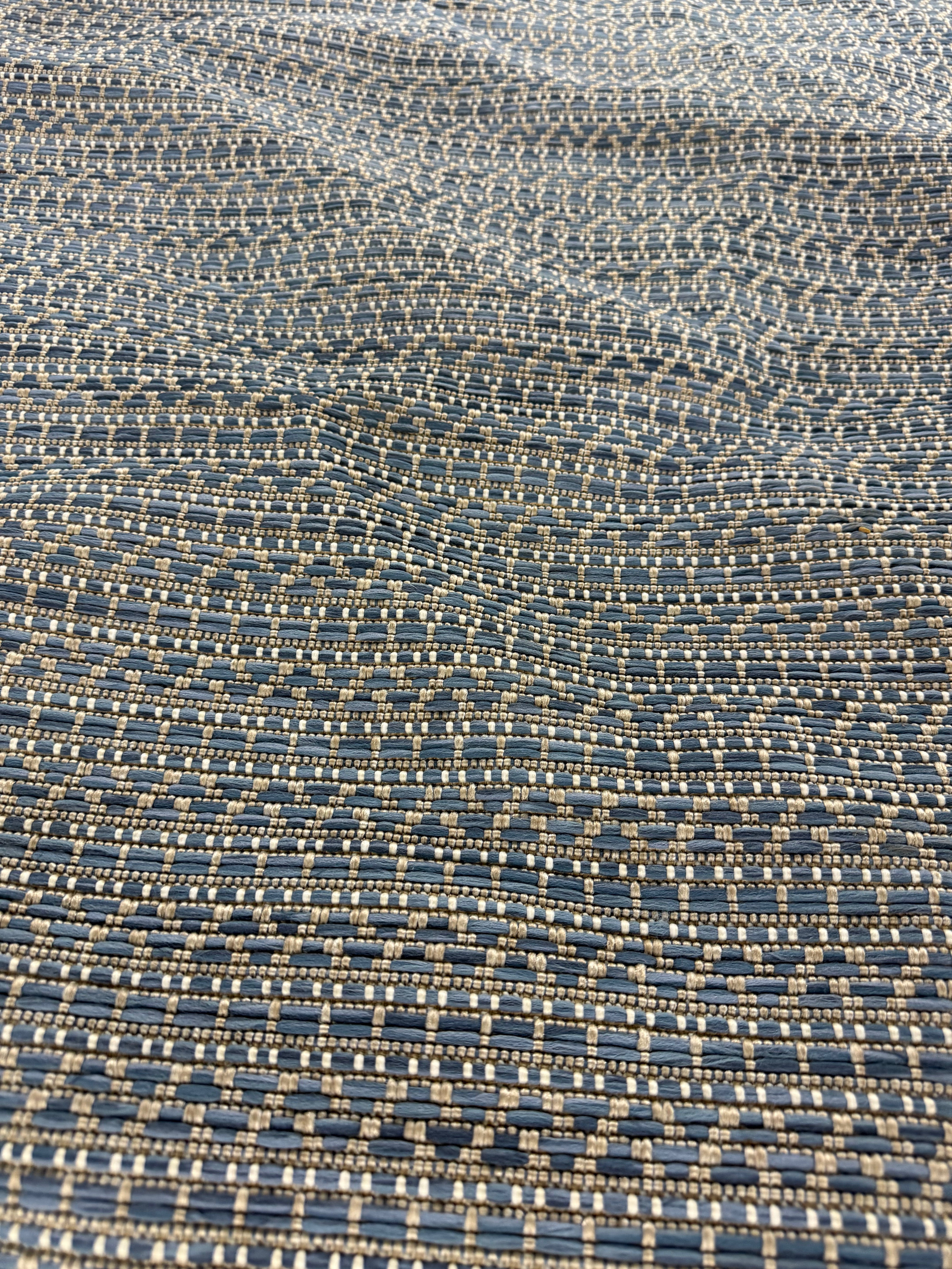 Treasure Garden North Shore Outdoor Rug 5’3”x7’4” Sky Blue