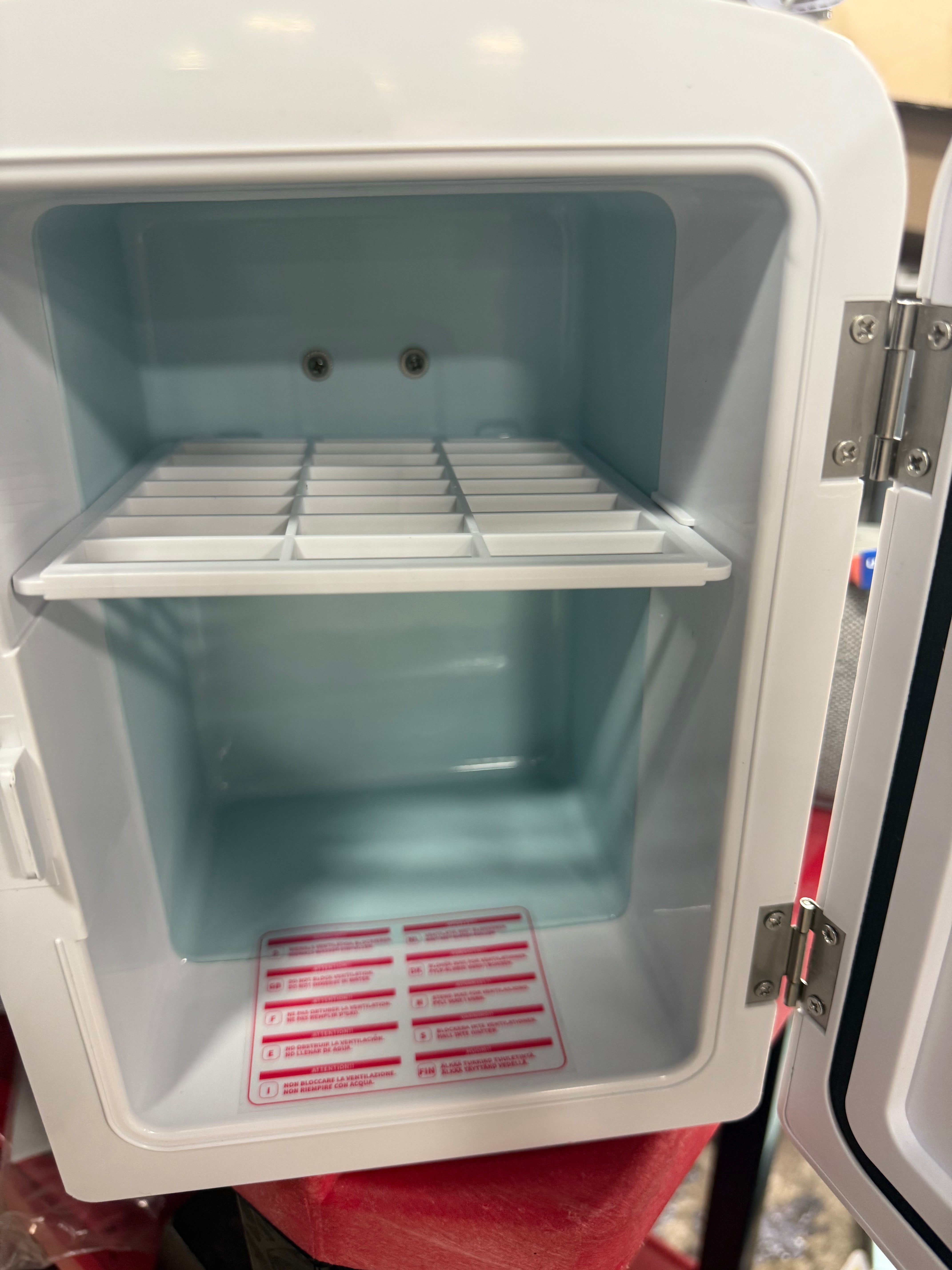 Mini Compact Refrigerator with Gaming Light, Portable Mini Fridge