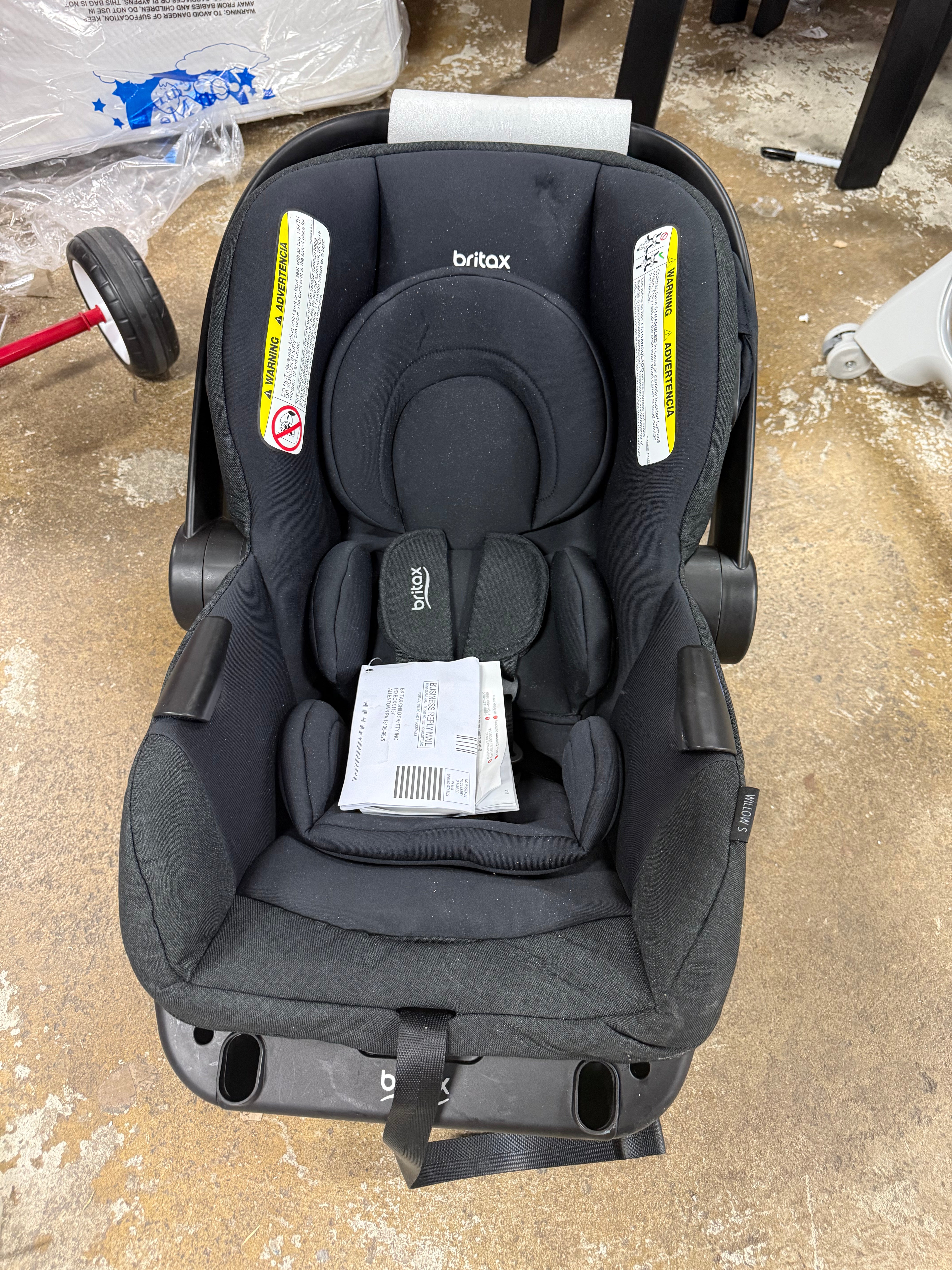 Willow Brook Baby, Infant Car Seat ONLY, Raven Black
