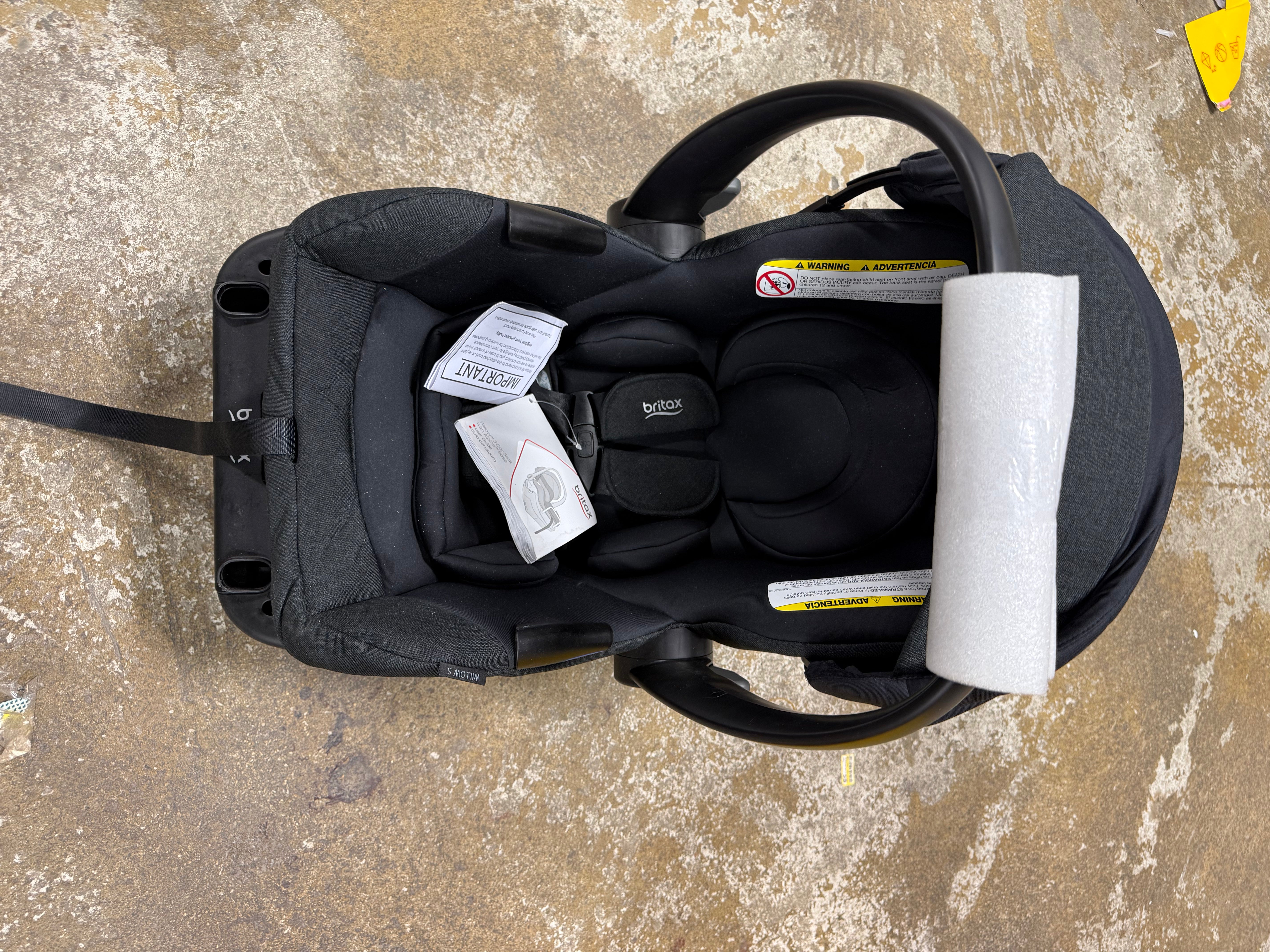 Willow Brook Baby, Infant Car Seat ONLY, Raven Black