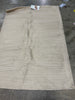 Natural Woven Rectangular Braided Outdoor Rug Heathered Cream  5'x7'