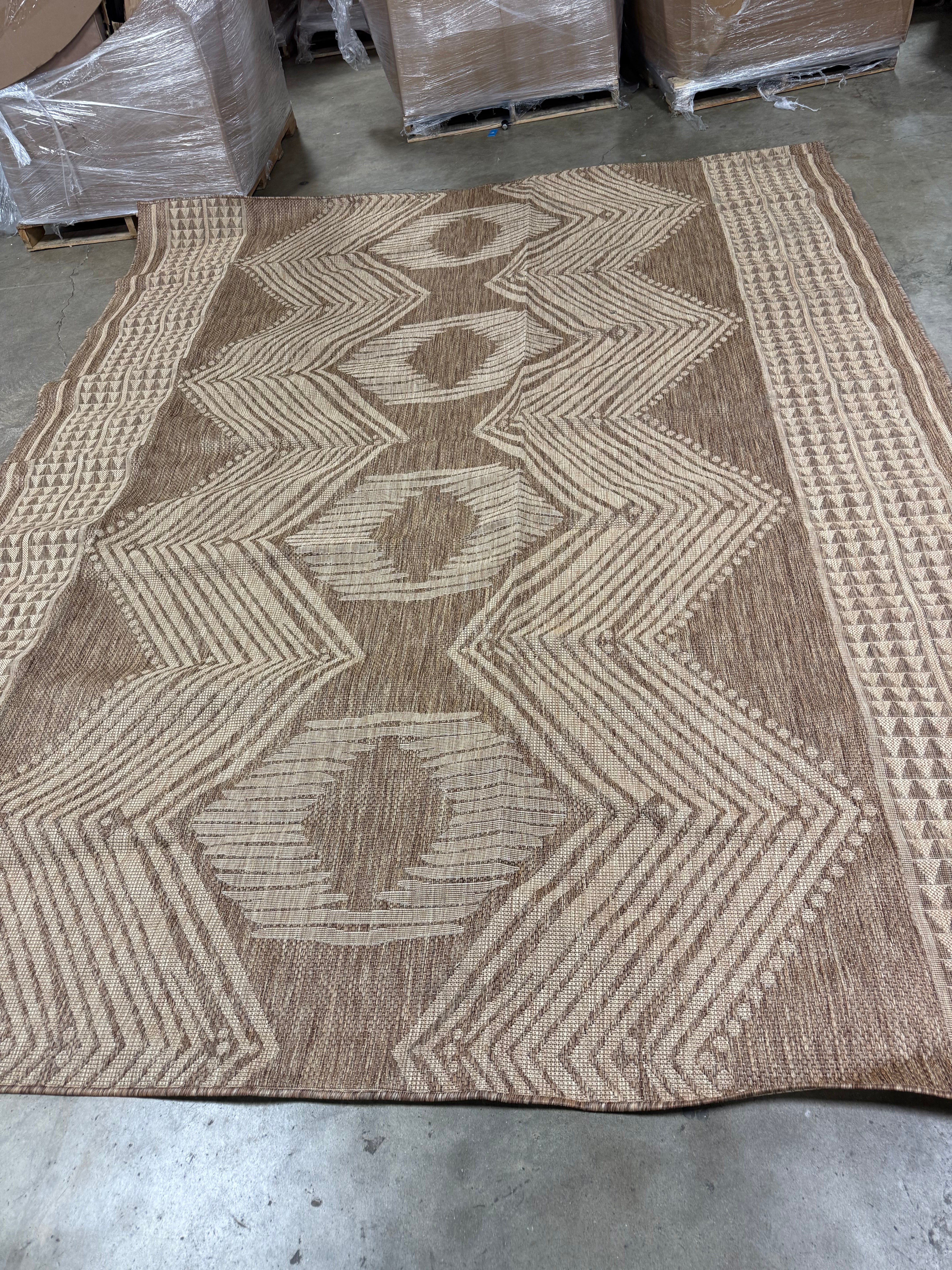 Ranya Tribal Indoor/Outdoor Area Rug 9'6"x12'