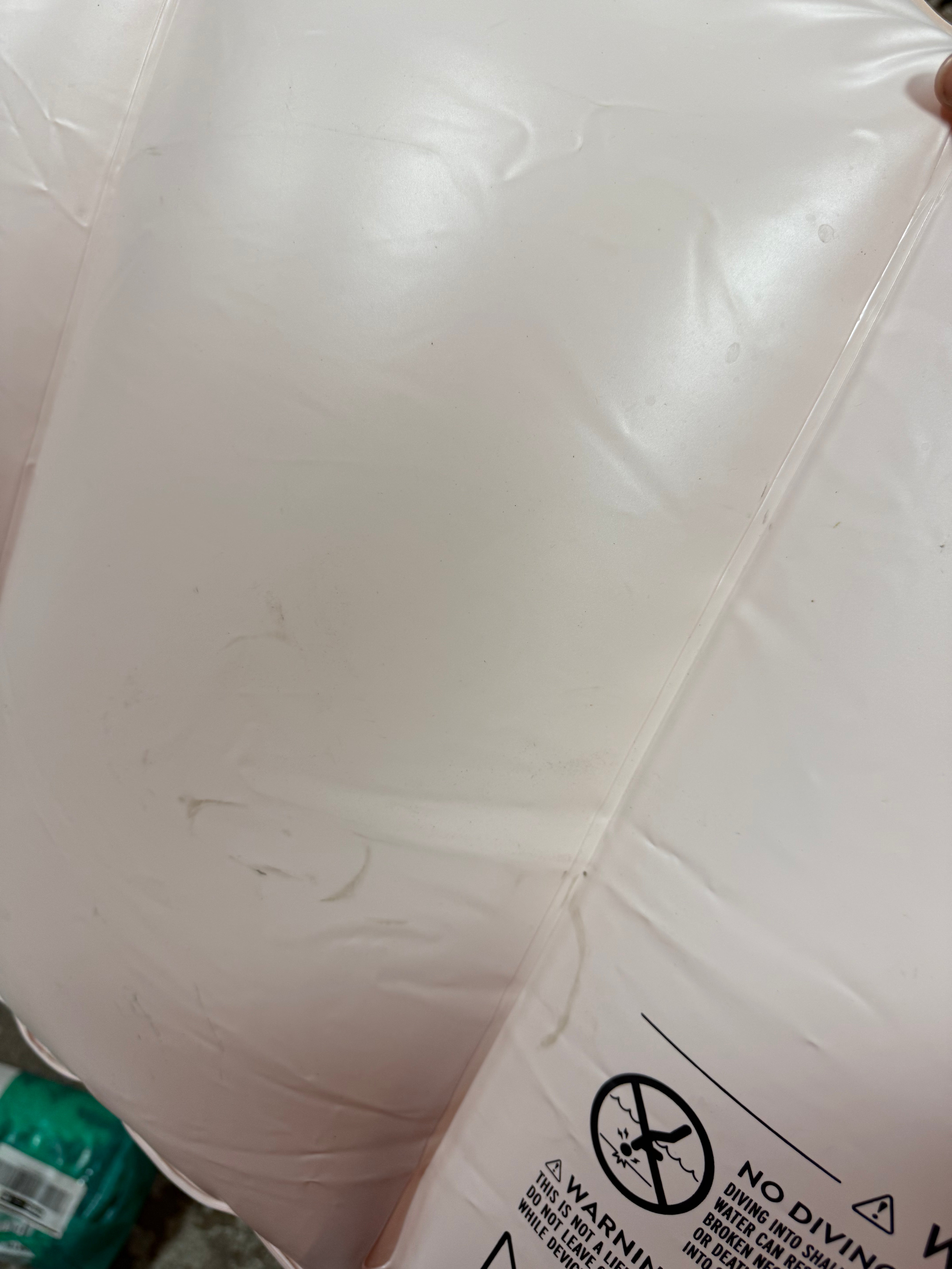 Tufted Pool Novelty Kiddie Pool - Blush: PVC Inflatable