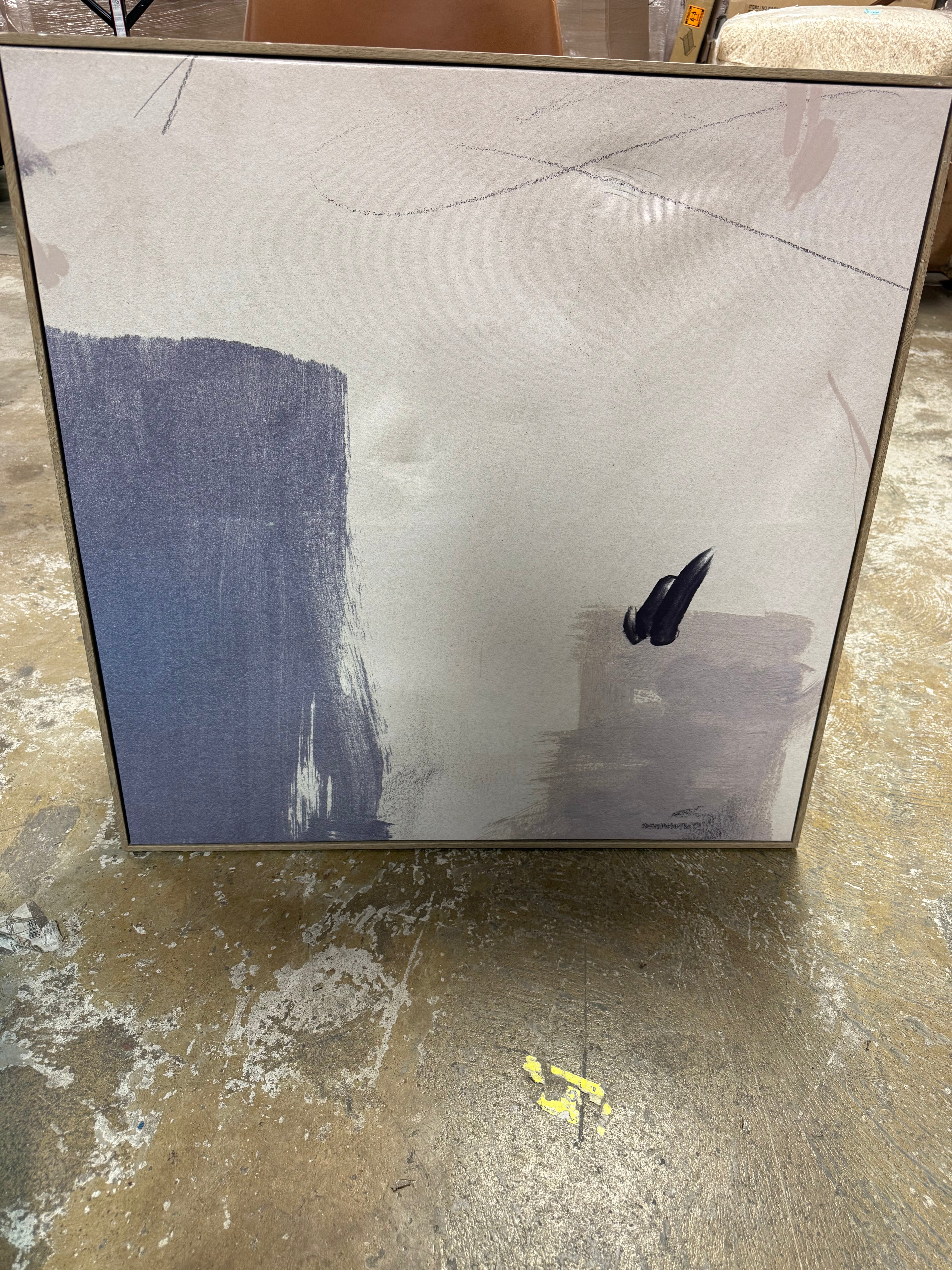 Shape Abstract Framed Wall Canvas