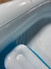 Family Pool with Bench Oval Kiddie Pool - PVC