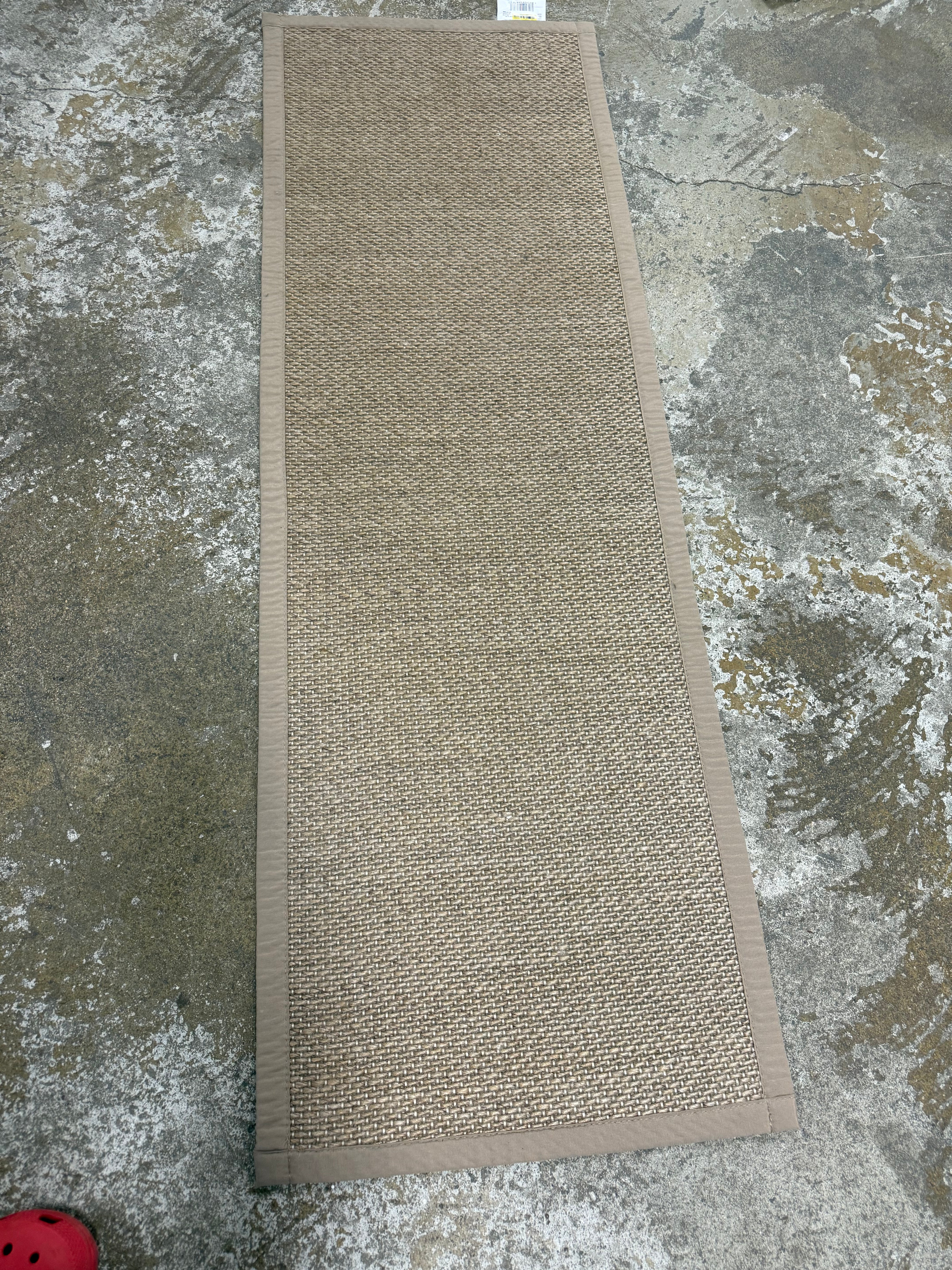 Textured Pet Rug Brown 60"x20"