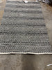 Washable Norwalk Stripe Rug Black/White 4'x6'