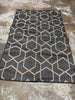 Horizon Charcoal 4 ft. x 6 ft. Indoor/Outdoor All-Over design Contemporary Area Rug