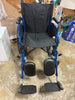 Blue Streak Lightweight Wheelchair with Swing-Away Elevating Leg Rests and Flip-Back Arms