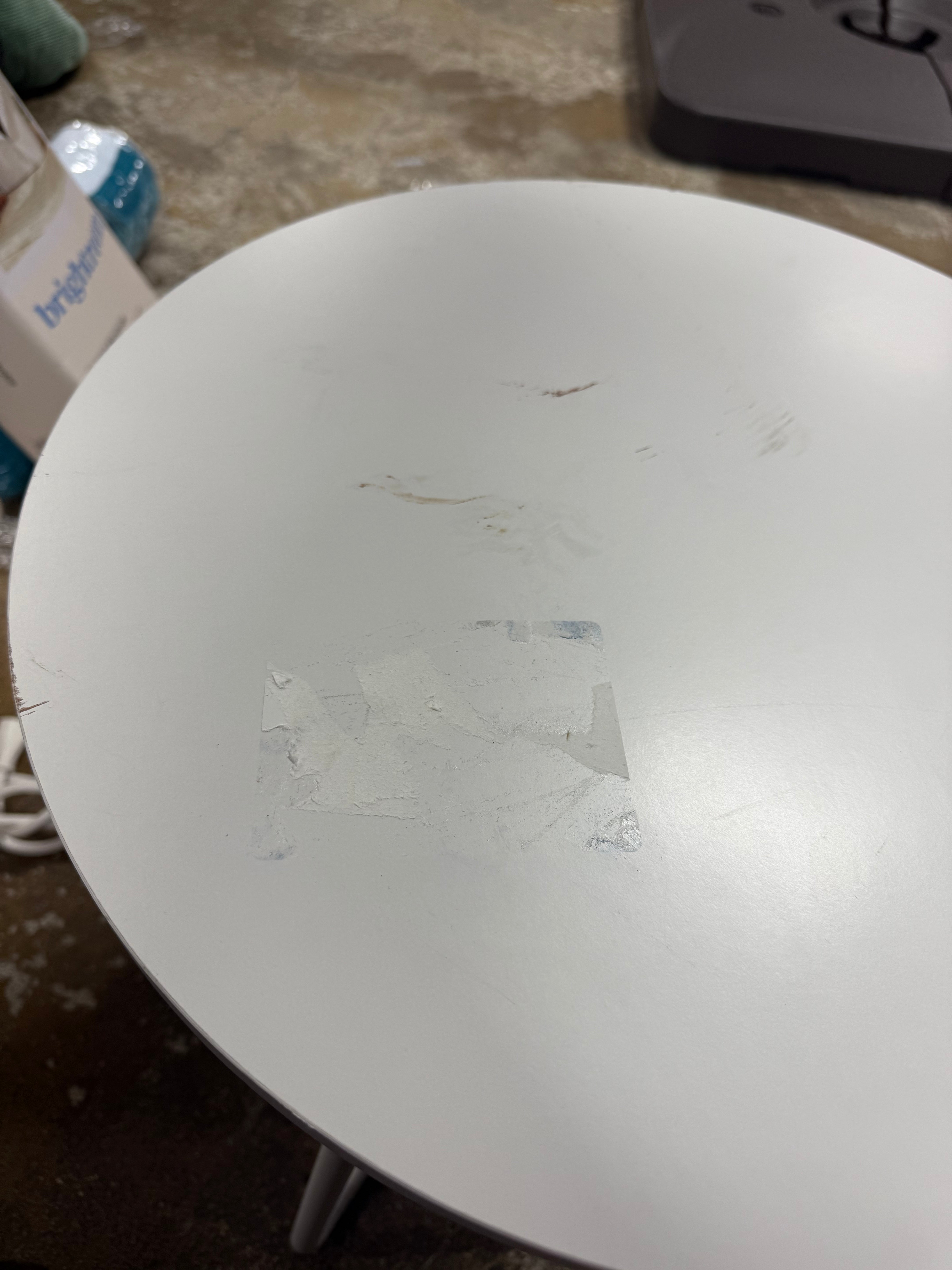 Side Table with Charging Station, Nightstand