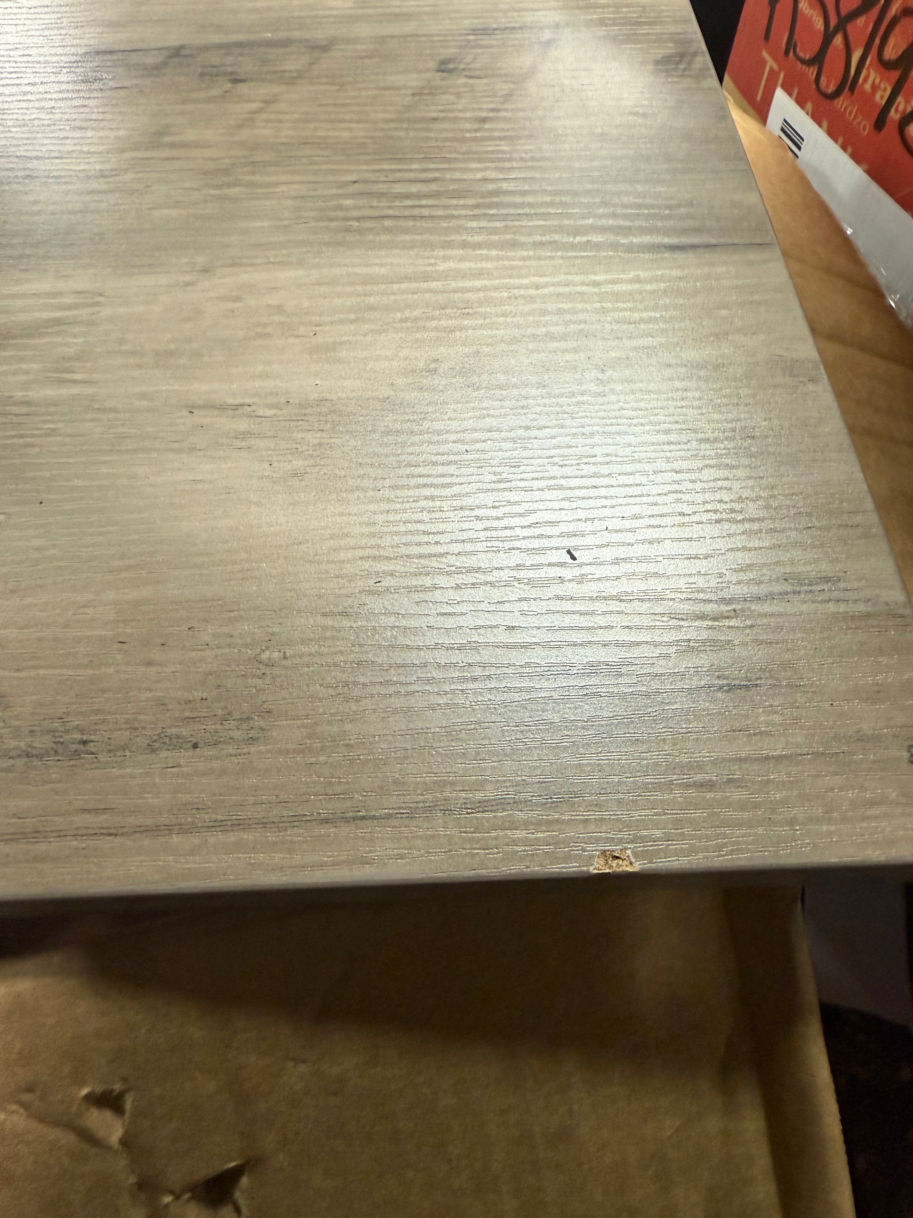 C-Shaped End Side Couch Small TV Tray Table