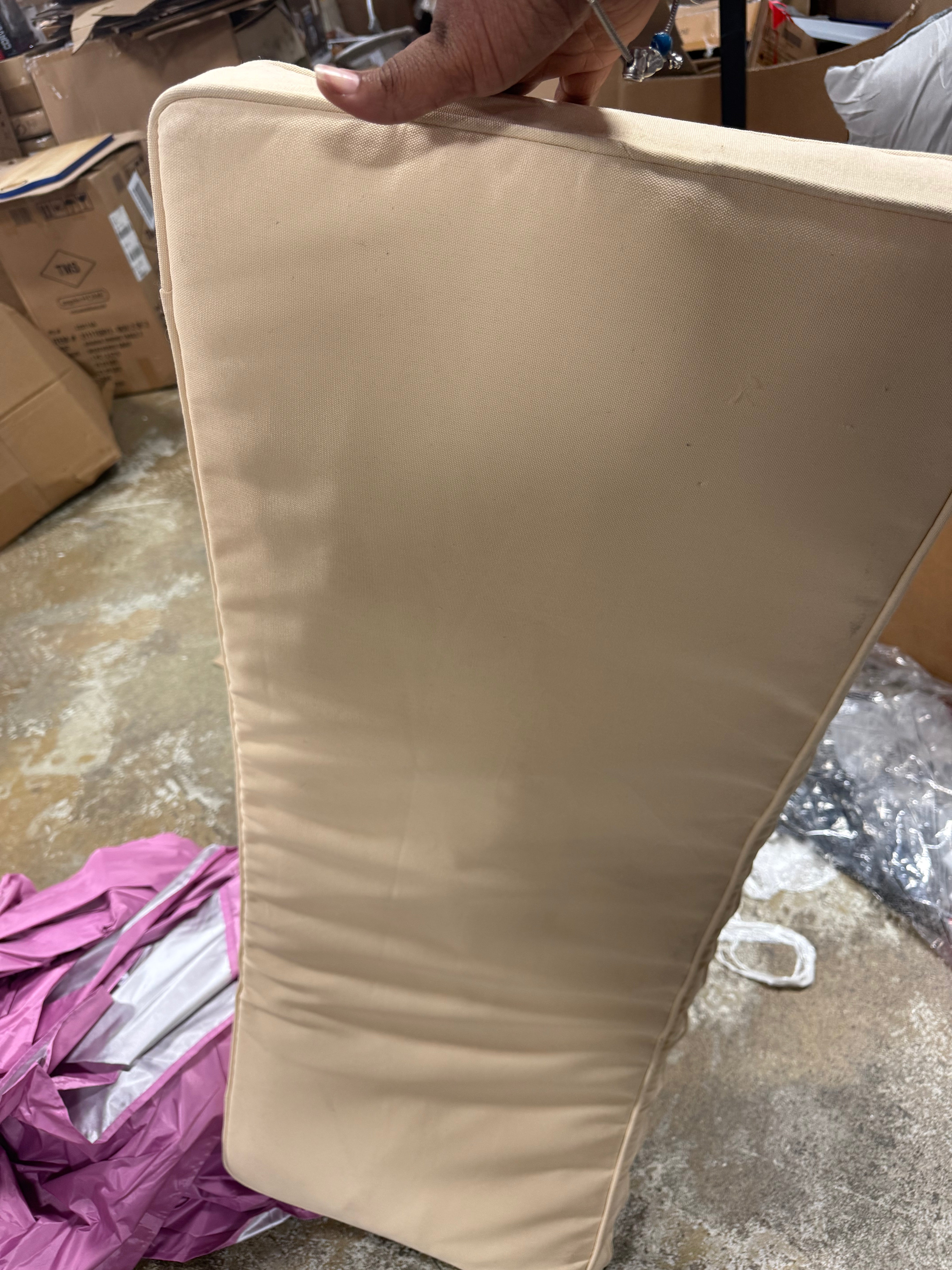 ProFoam Sand Cream Patio Bench Cushion