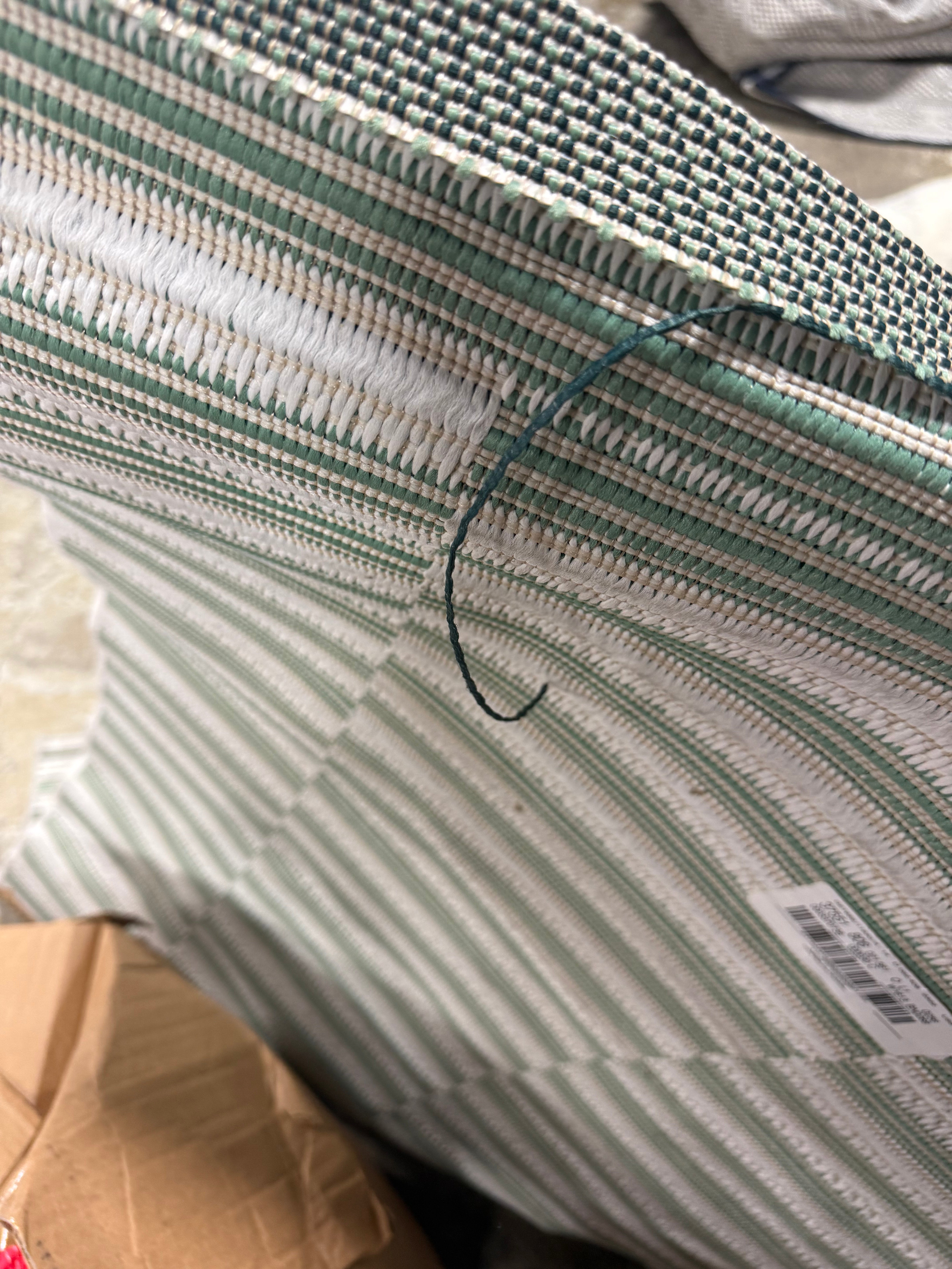 Linear Geo Outdoor Area Rug 3'11"x5'5"