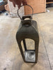 Pillar Cast Aluminum Lantern Candle Holders Gold