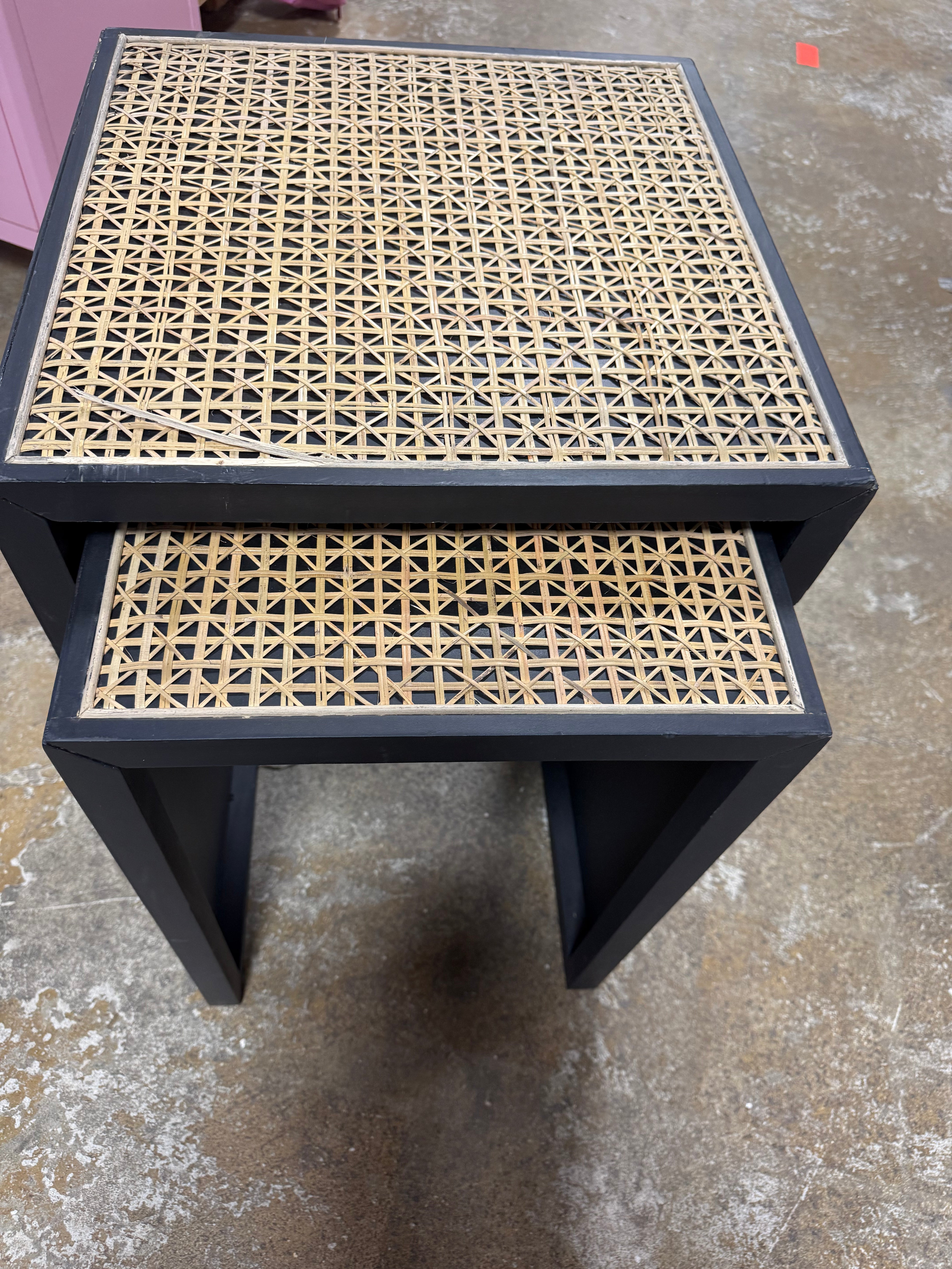 Nesting Accent Table Black/Natural