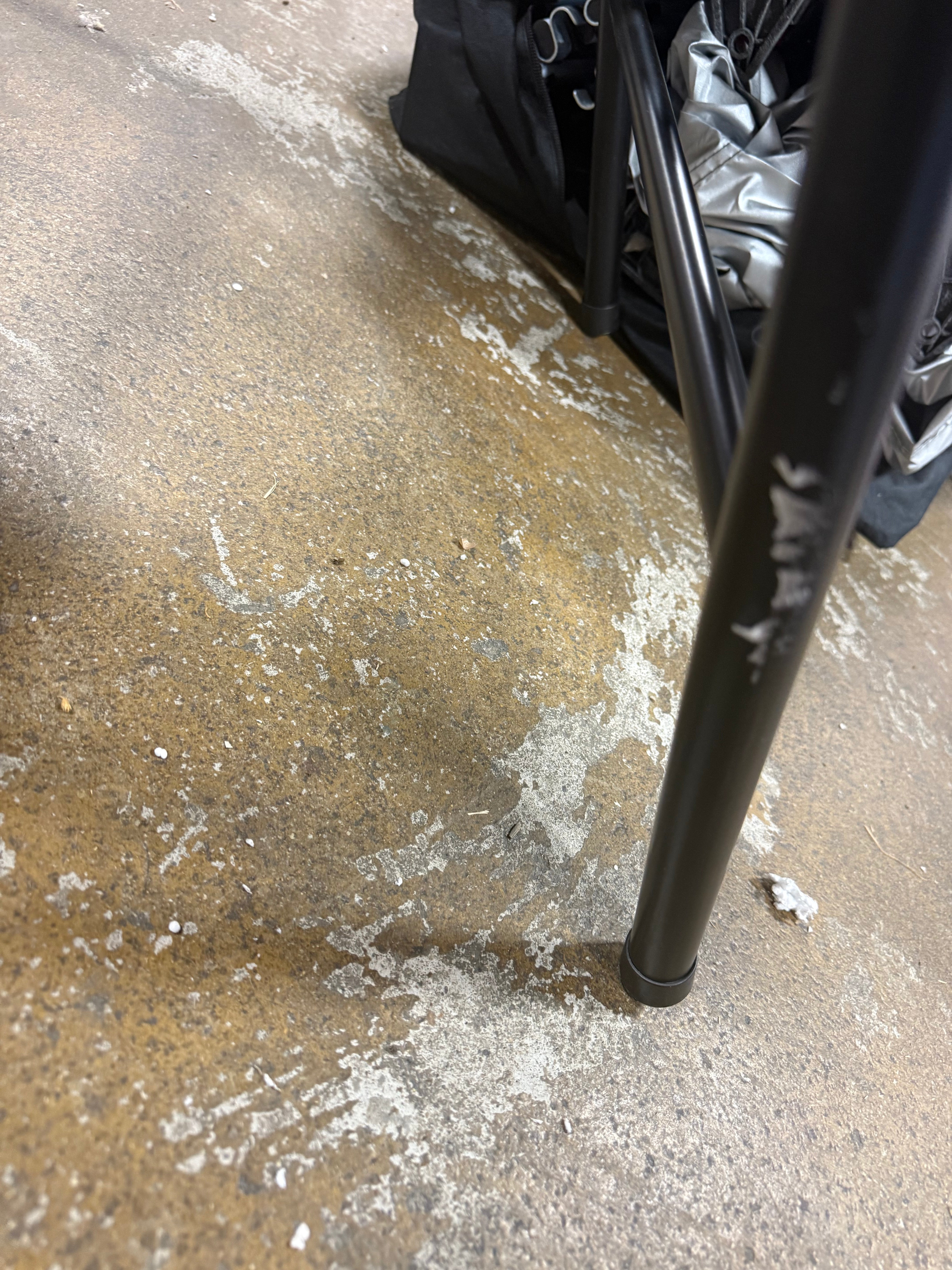 Vinyl Padded Chair Black