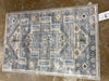 Ducote Washable Gray and Beige Machine Woven Area Rug 2'x3'