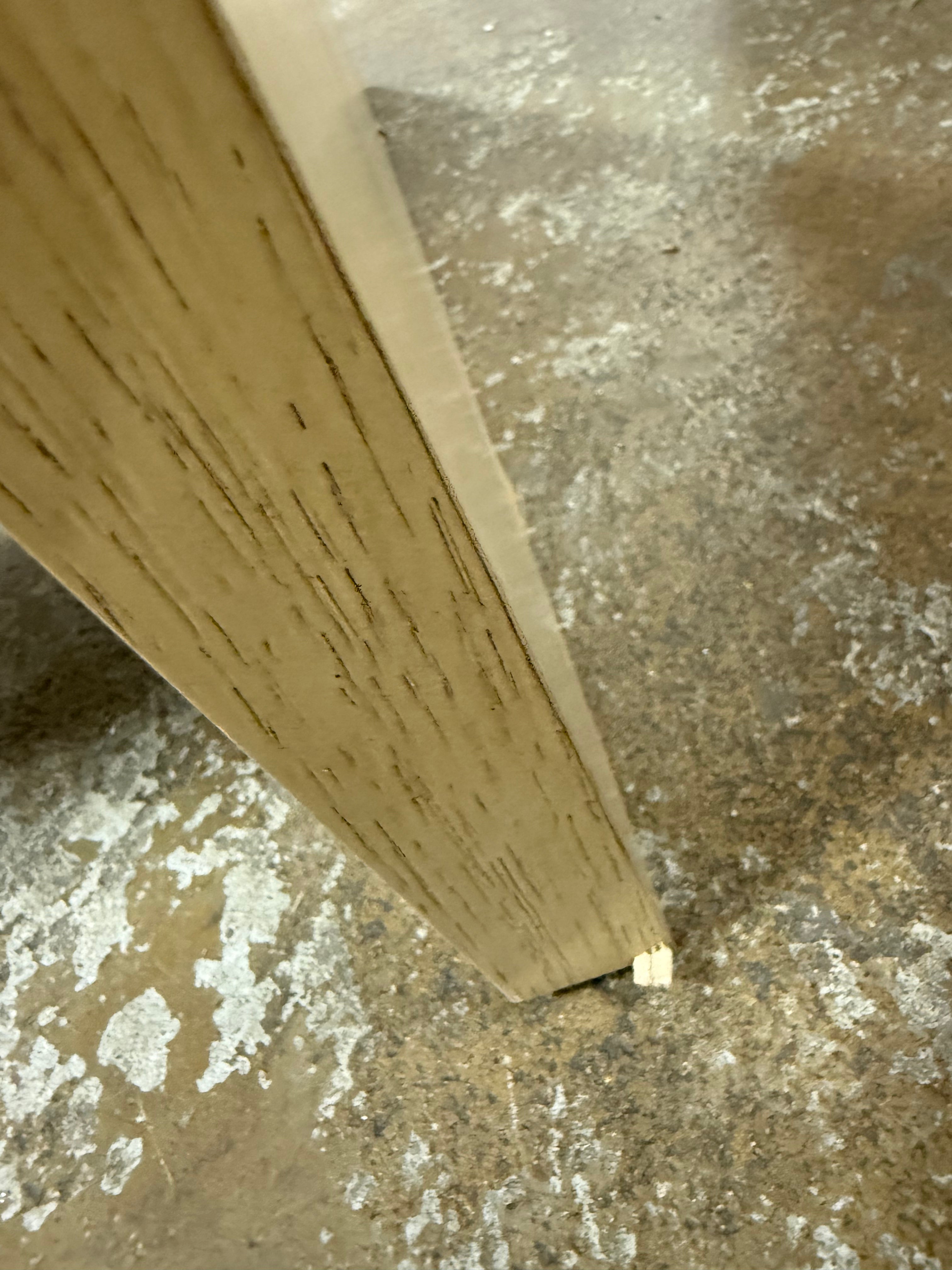 Groove Dowel Accent Table with Shelf Natural Wood