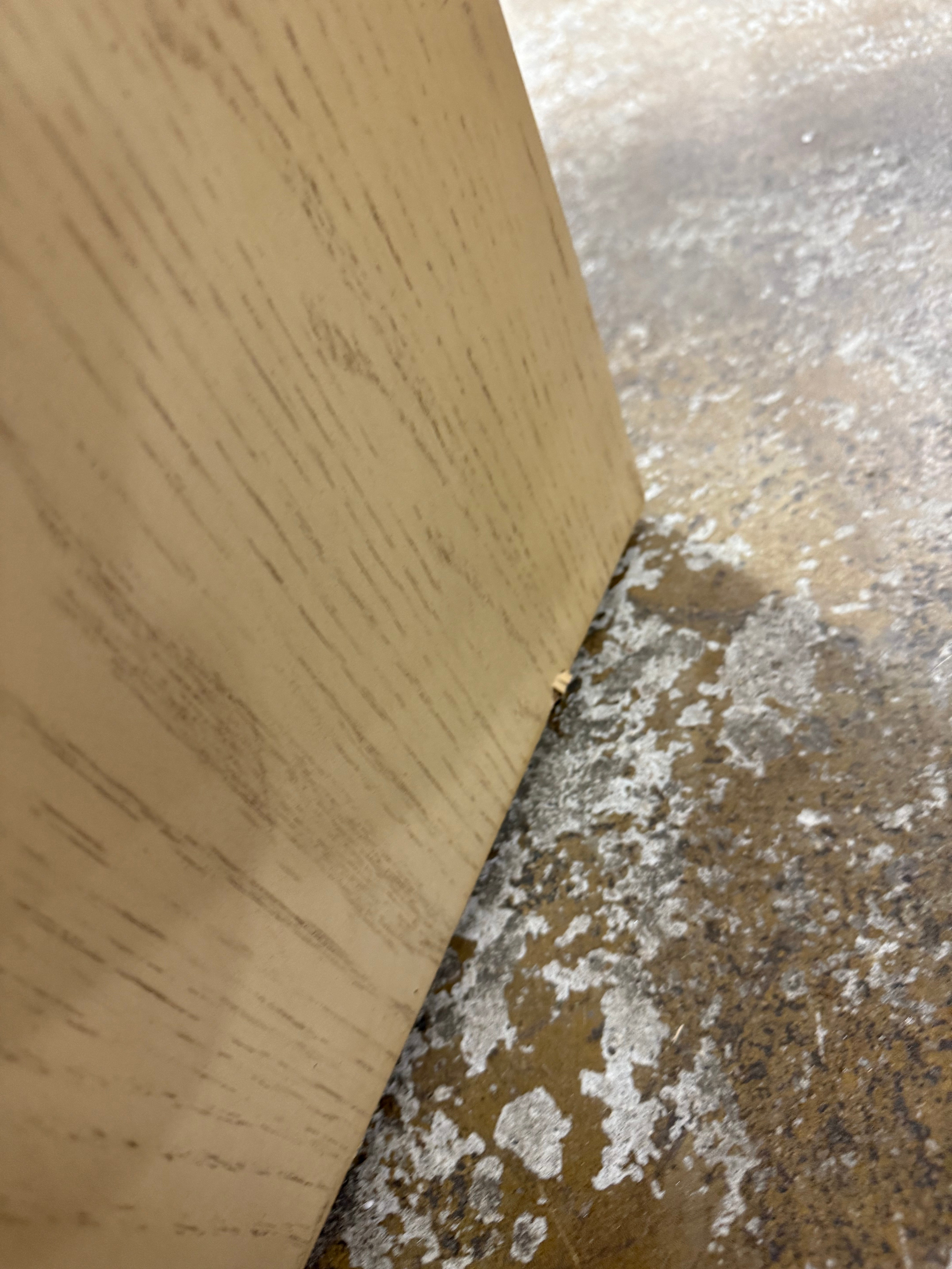 Groove Dowel Accent Table with Shelf Natural Wood