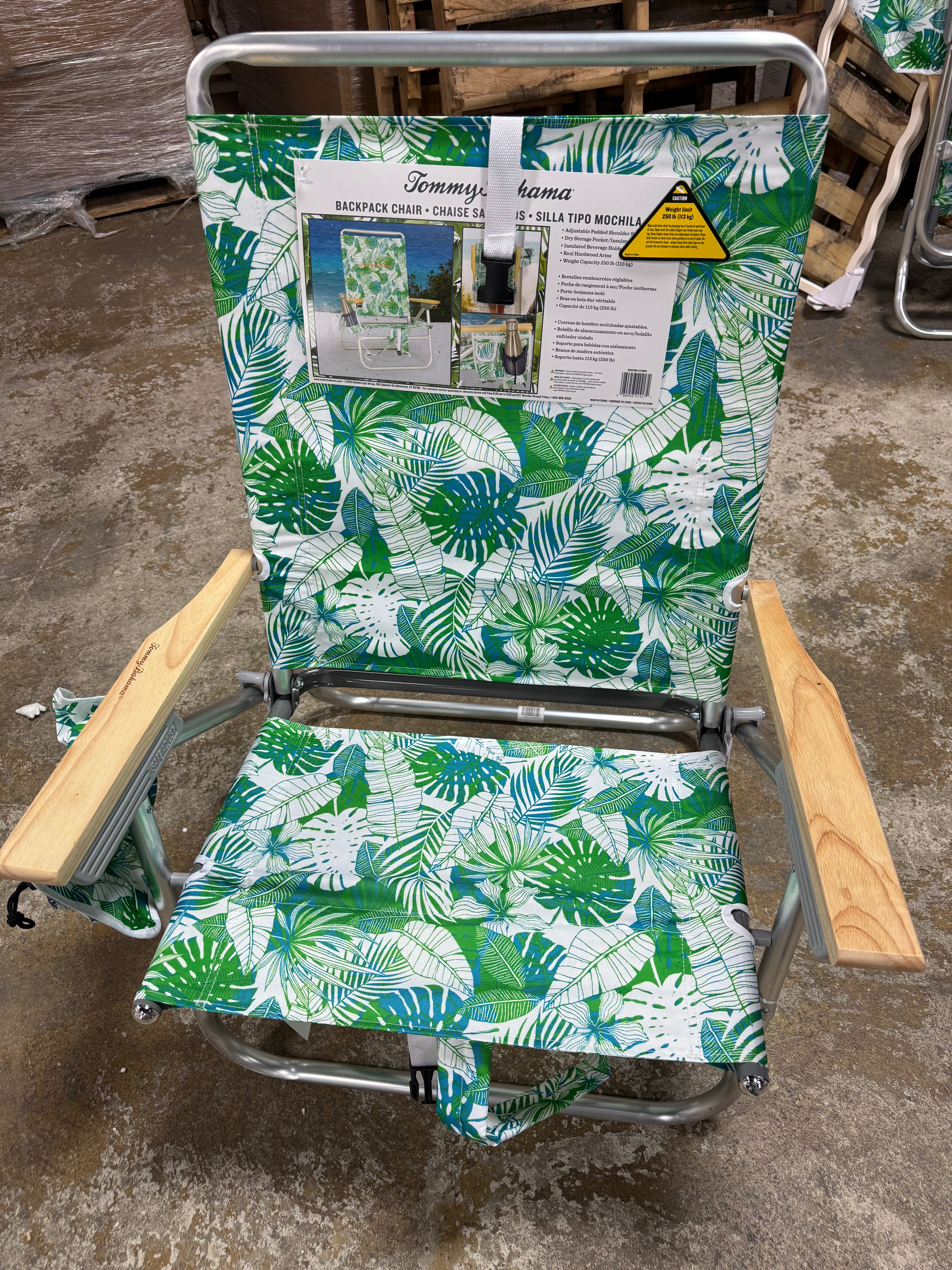 4-Position Backpack Beach Chair