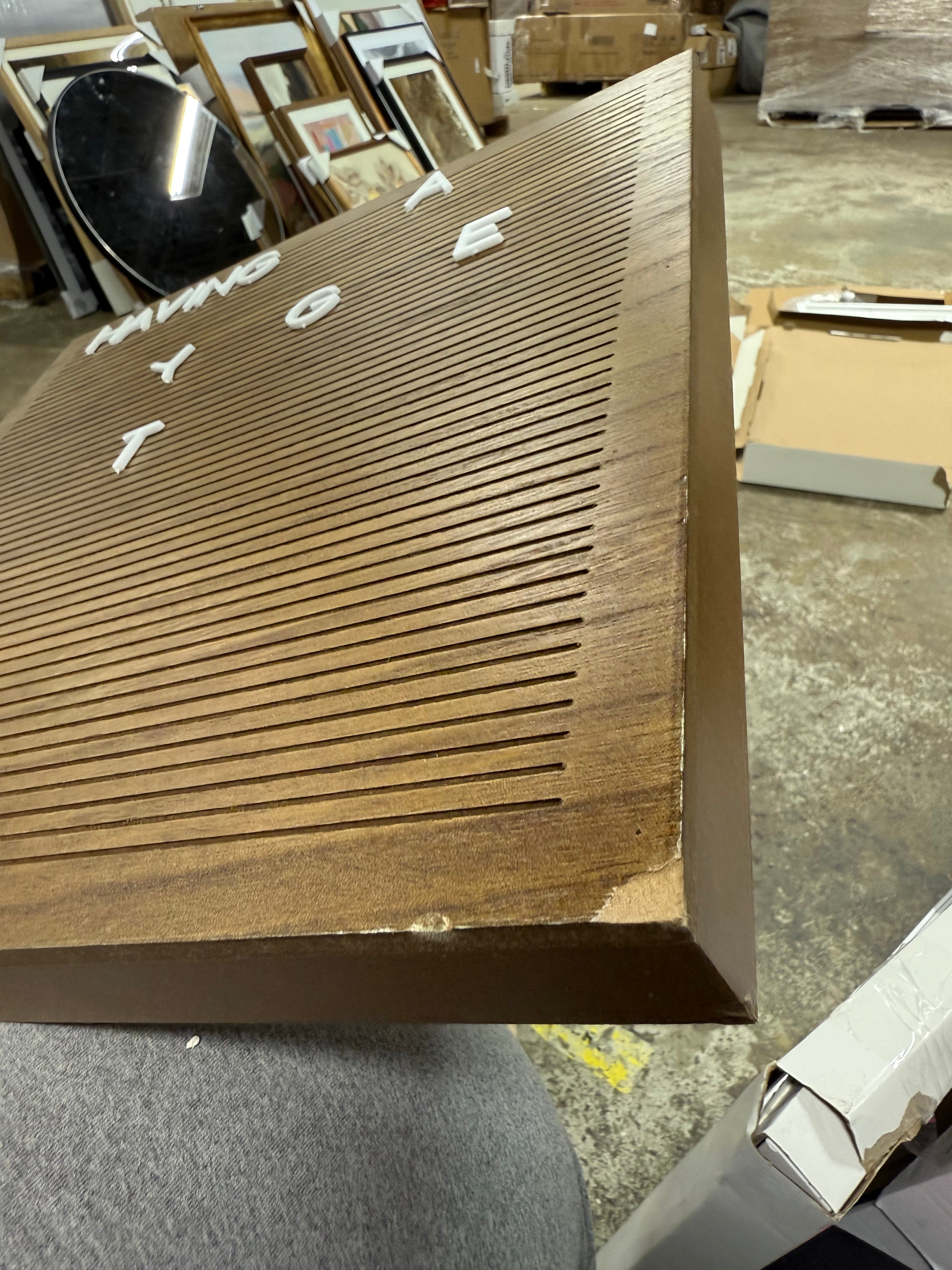 Wood Letter Board Brown