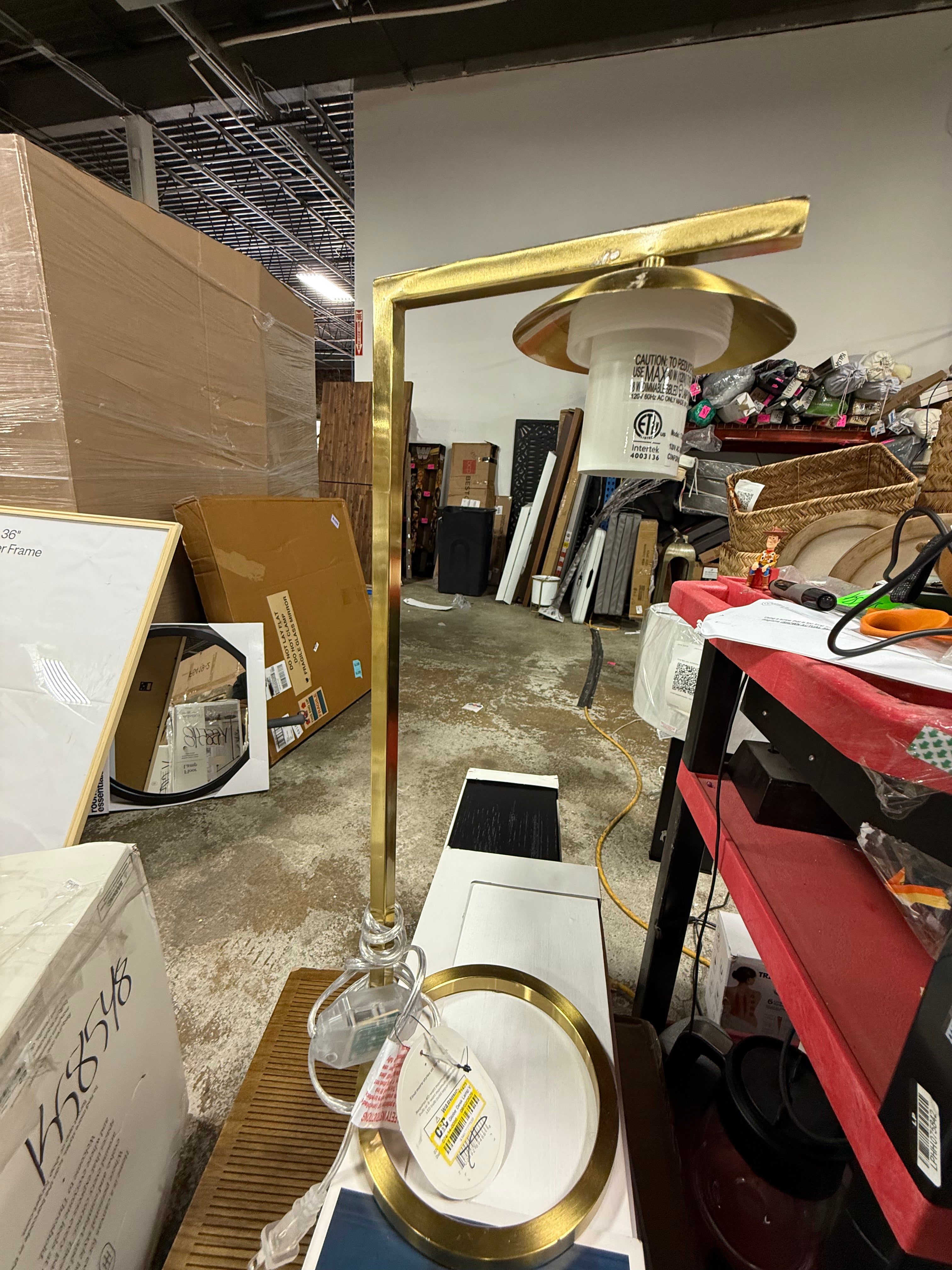 Desk Lamp White - BASE ONLY