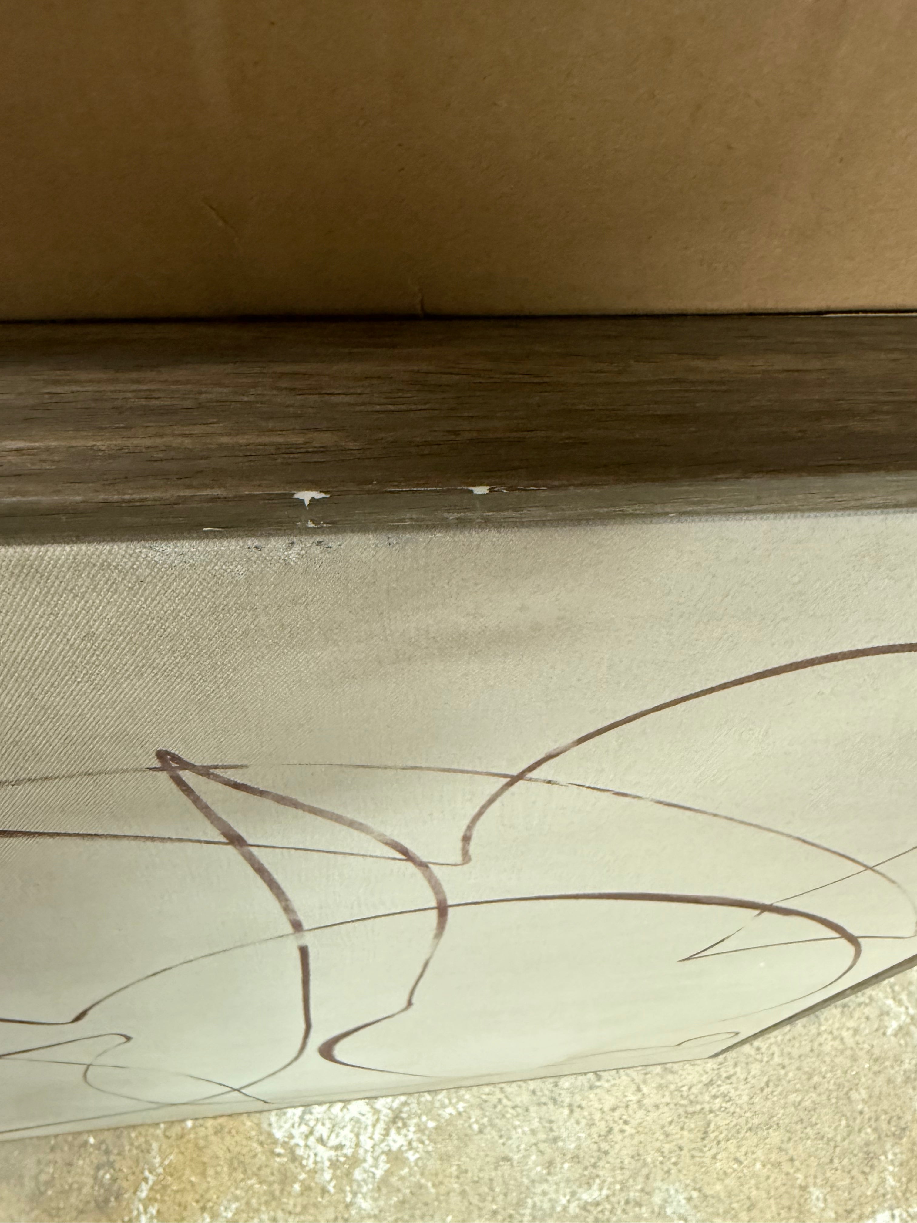 Line Abstract Framed Canvas Wall Art