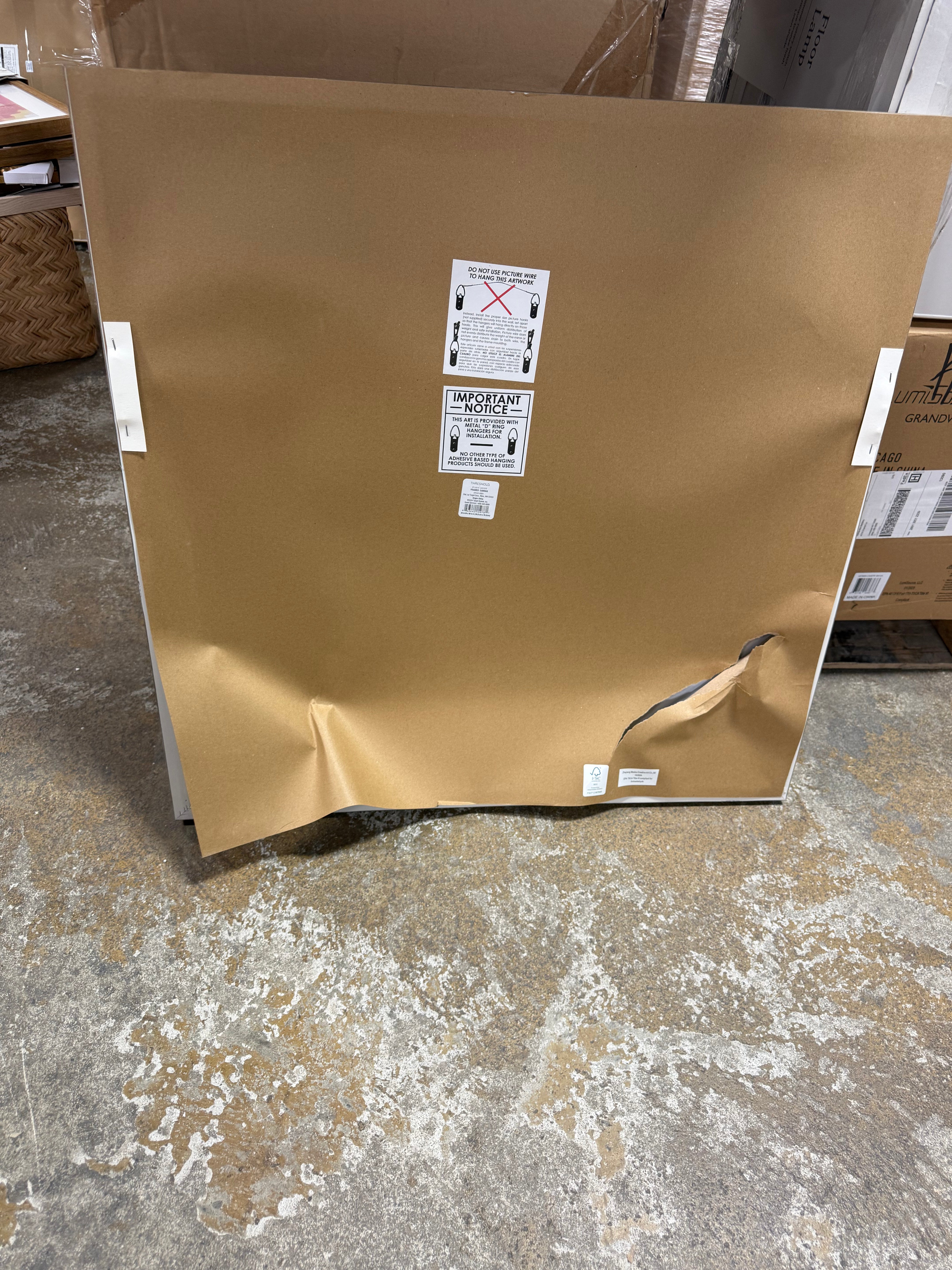 Line Abstract Framed Canvas Wall Art