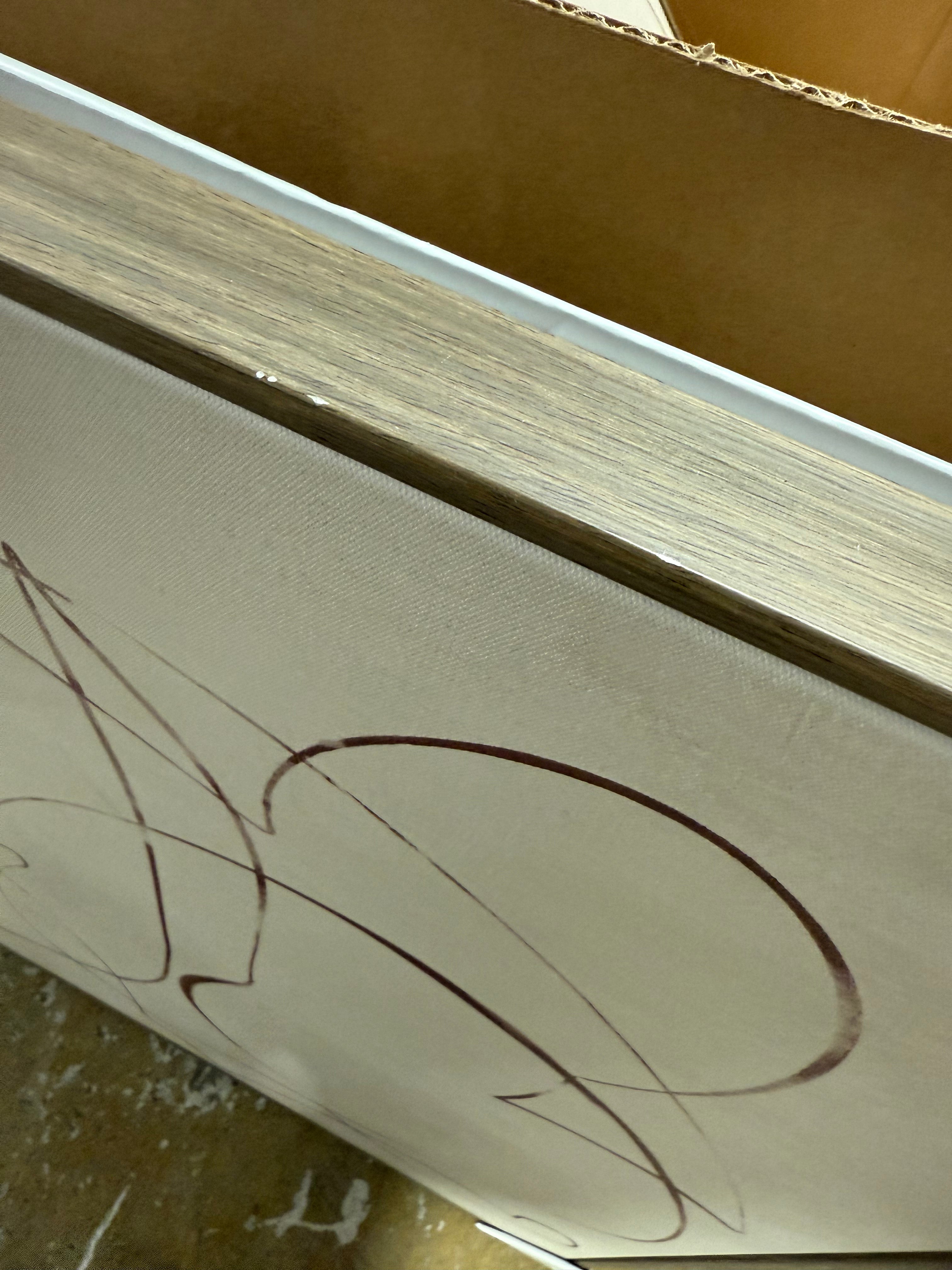 Line Abstract Framed Canvas Wall Art