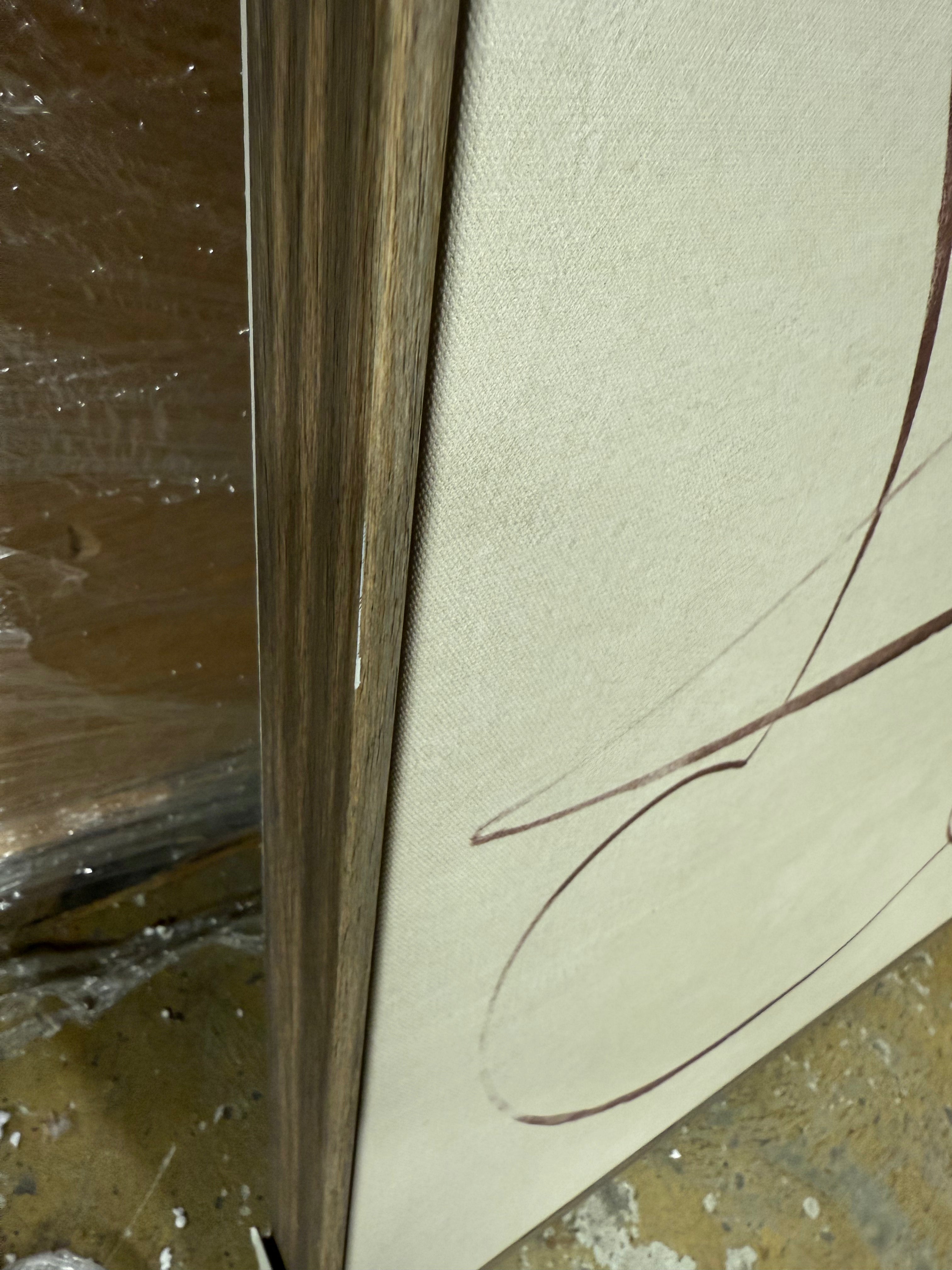 Line Abstract Framed Canvas Wall Art