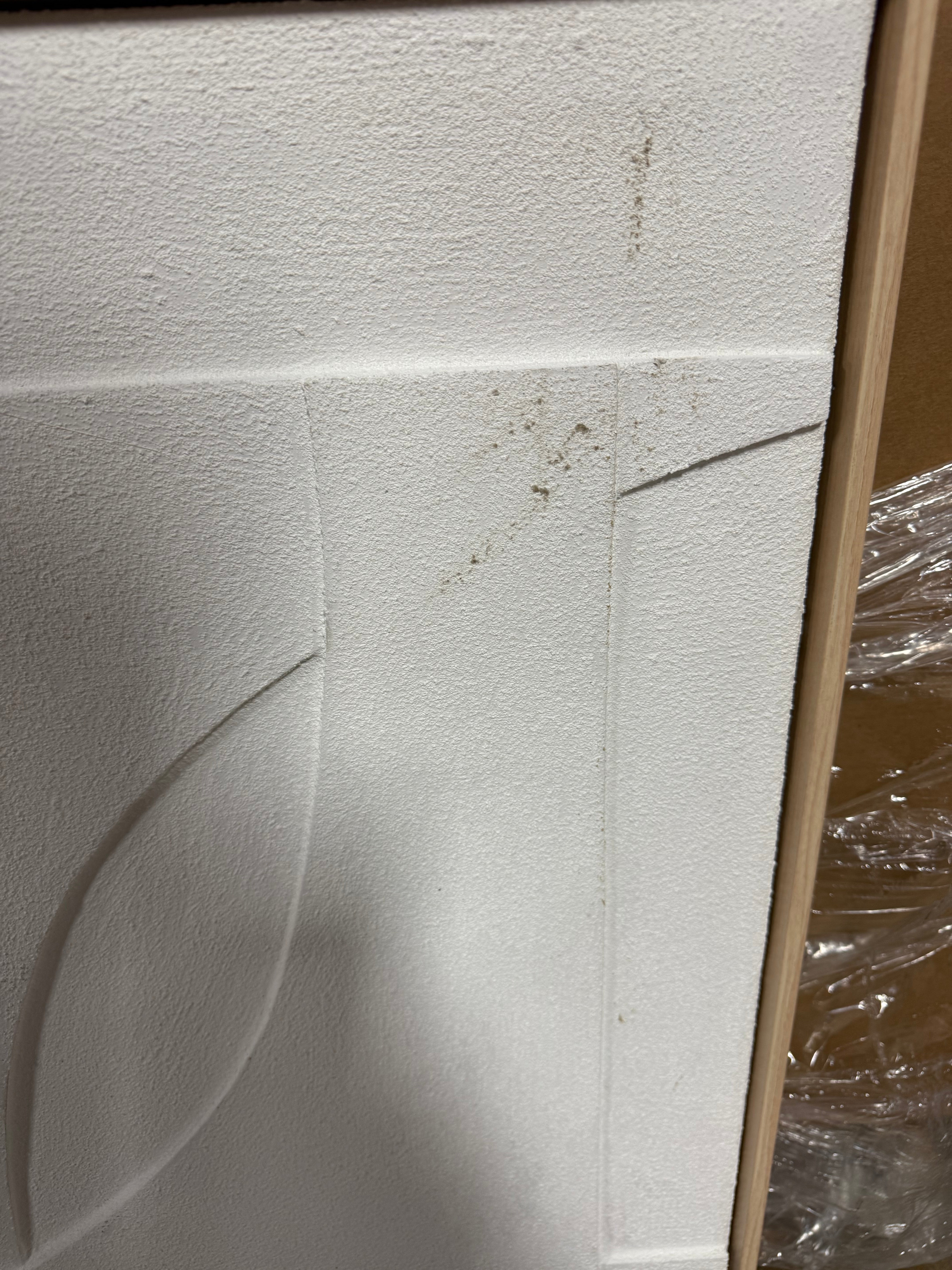 Dimensional II 3D Framed Wall Sculpture with Sand texture