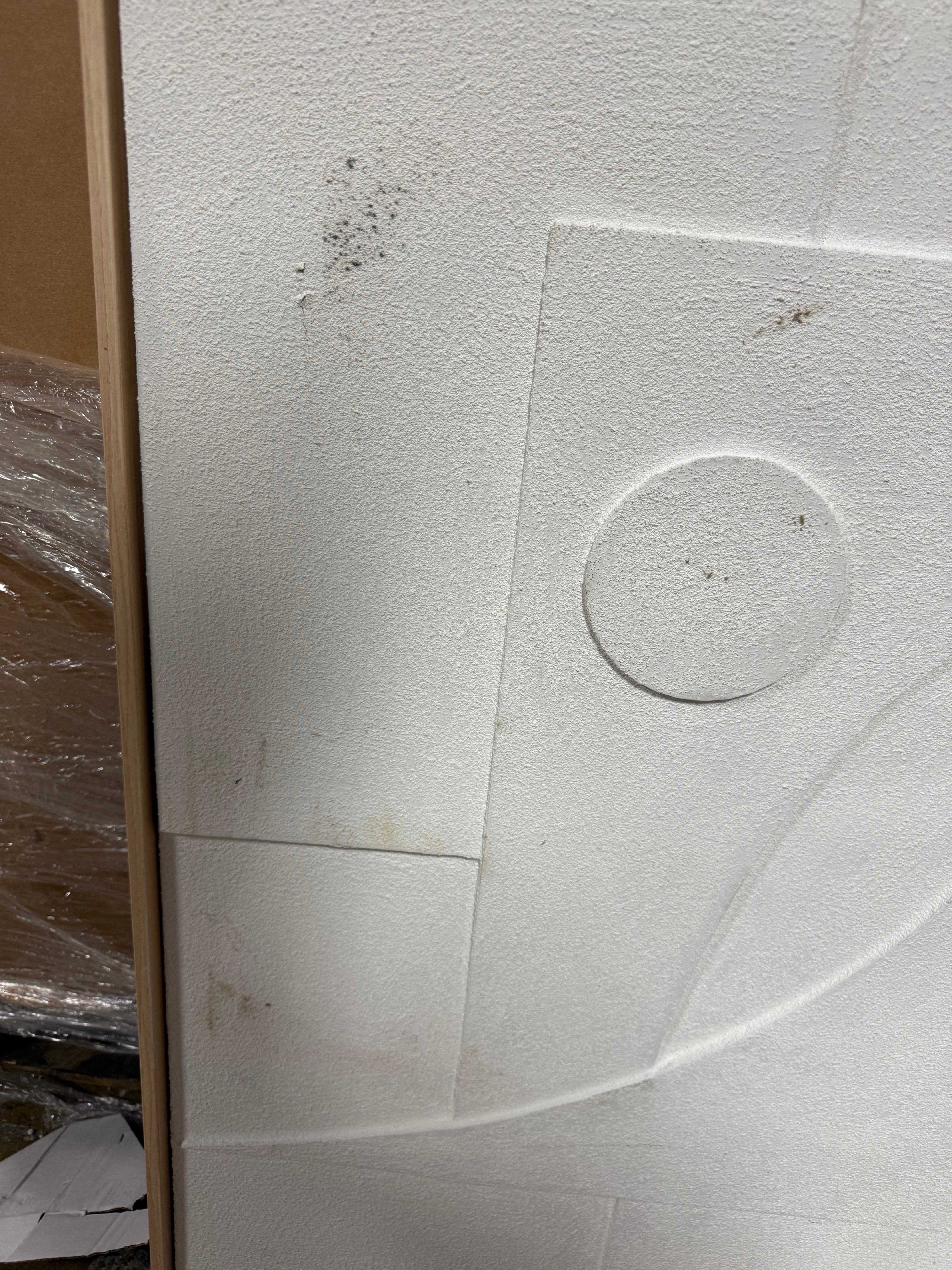 Dimensional II 3D Framed Wall Sculpture with Sand texture