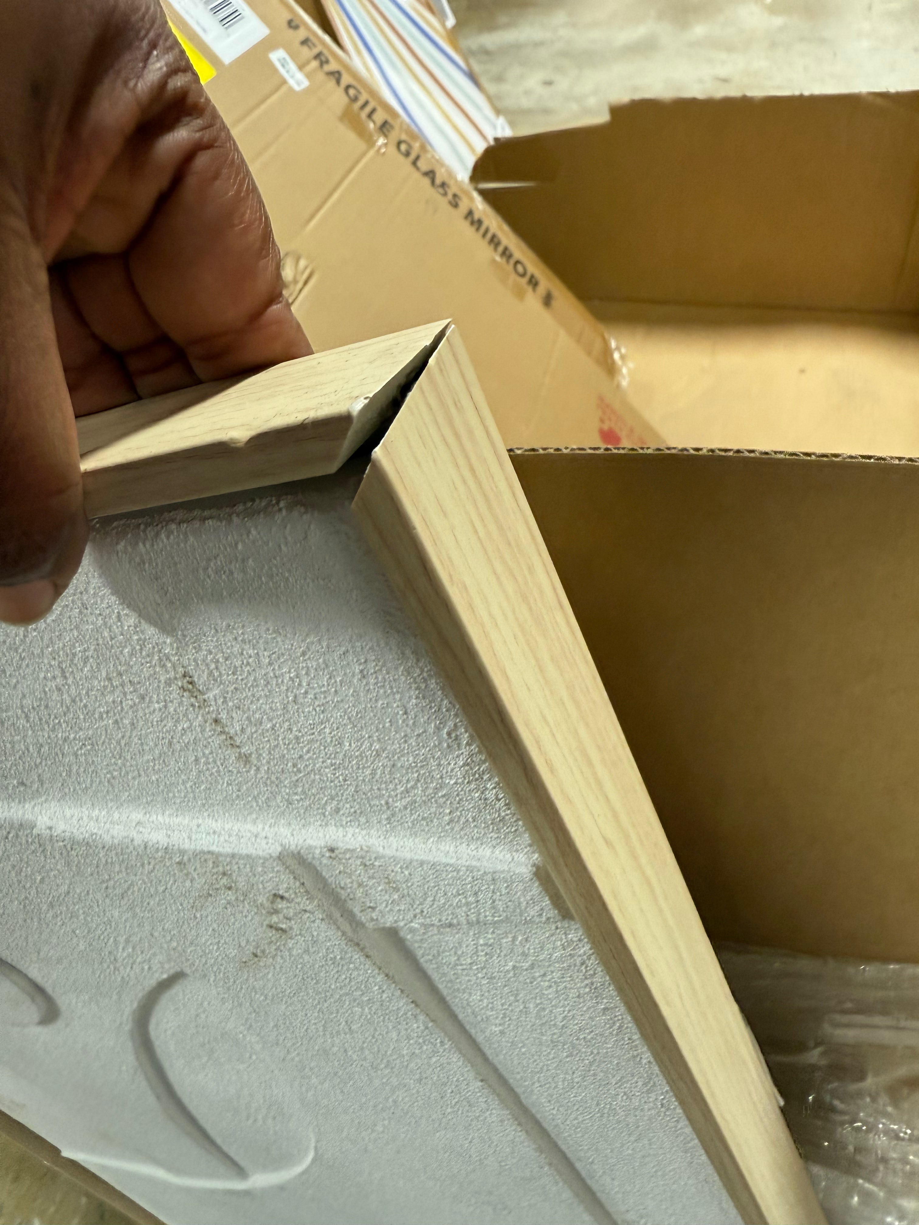 Dimensional II 3D Framed Wall Sculpture with Sand texture