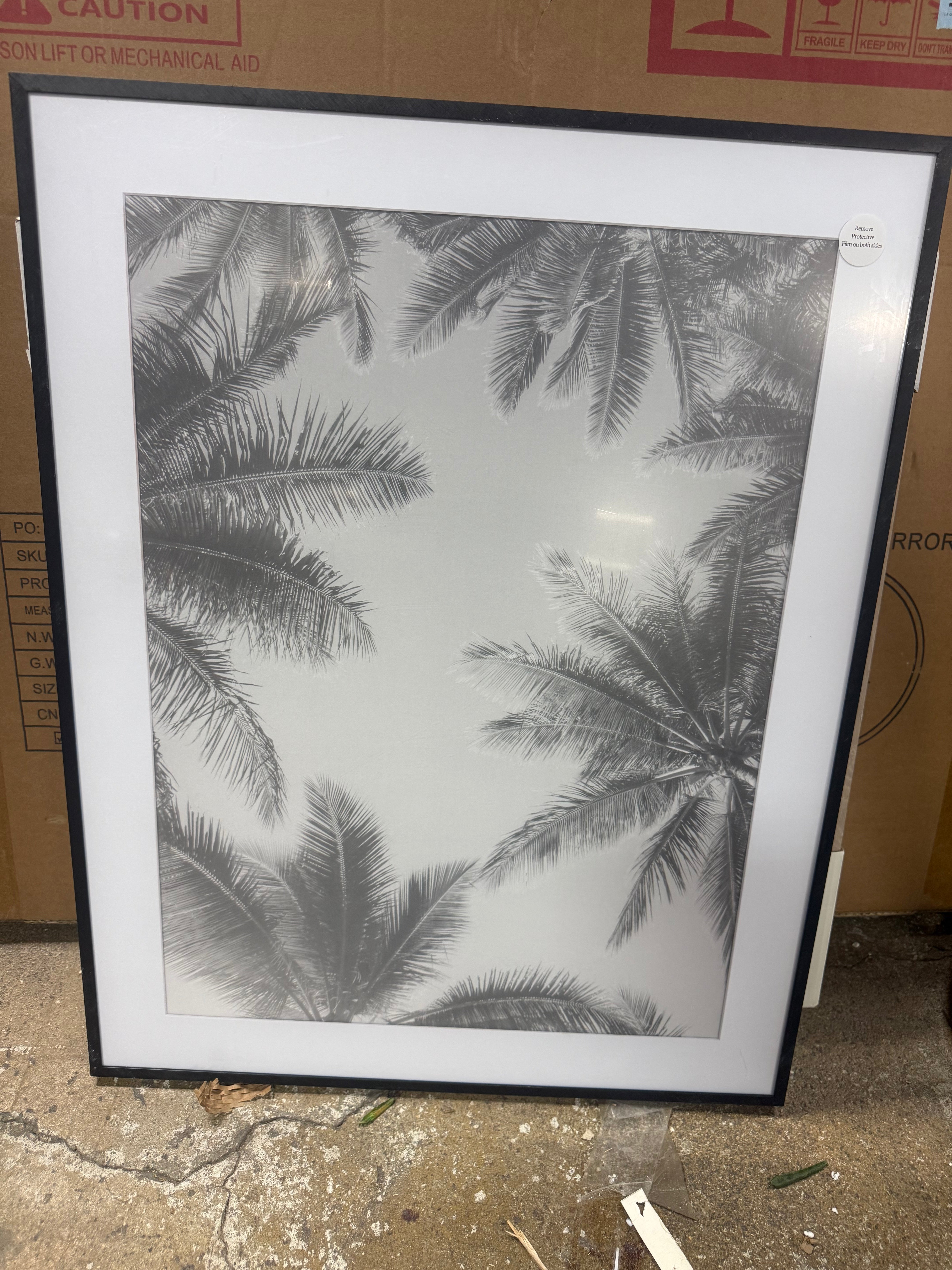 Elevated Aluminum Poster Frame Black