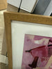 (Set of 2) Painterly Collage Framed Under Glass Wall Art Prints