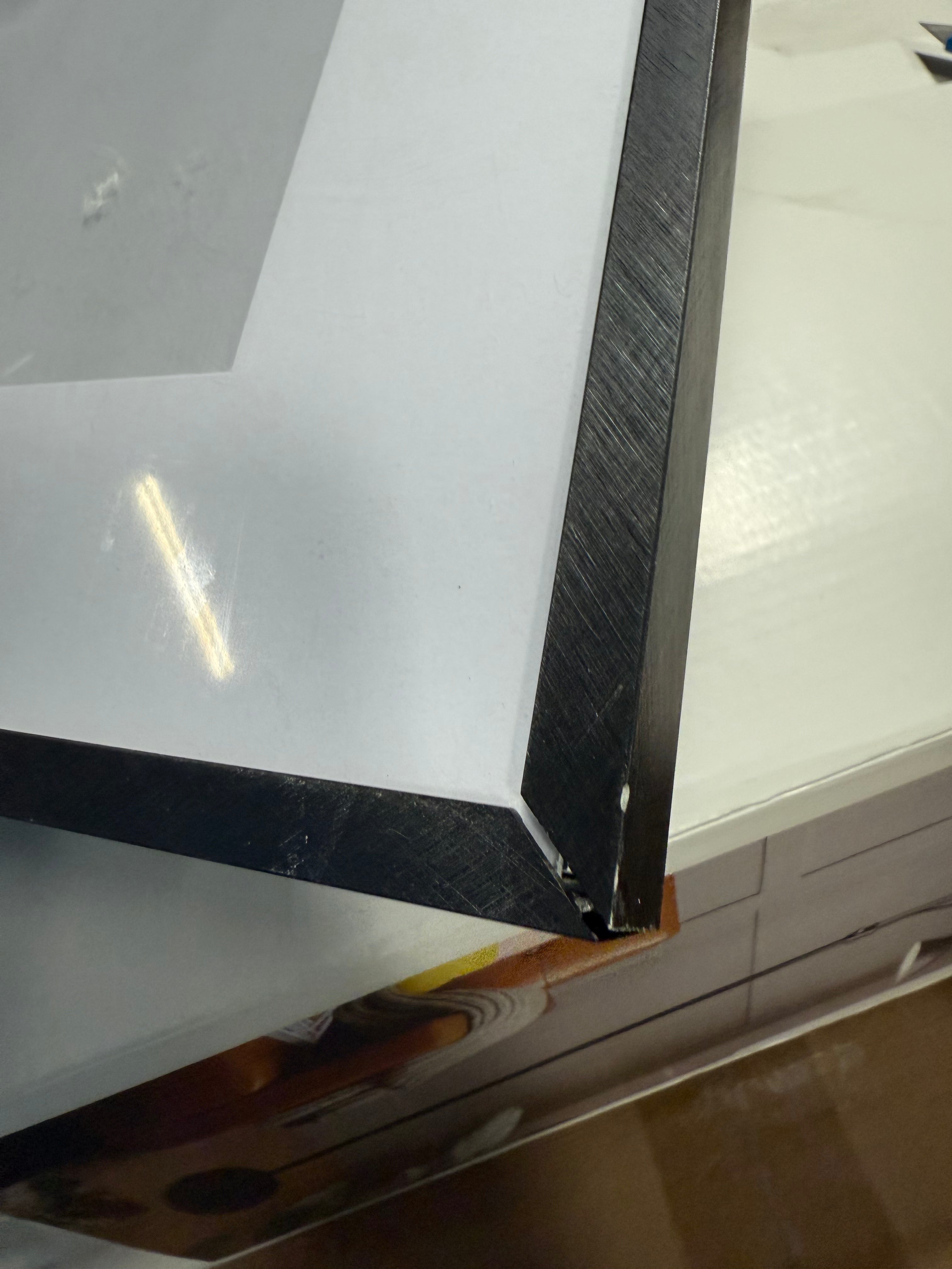 Elevated Aluminum Poster Frame Black