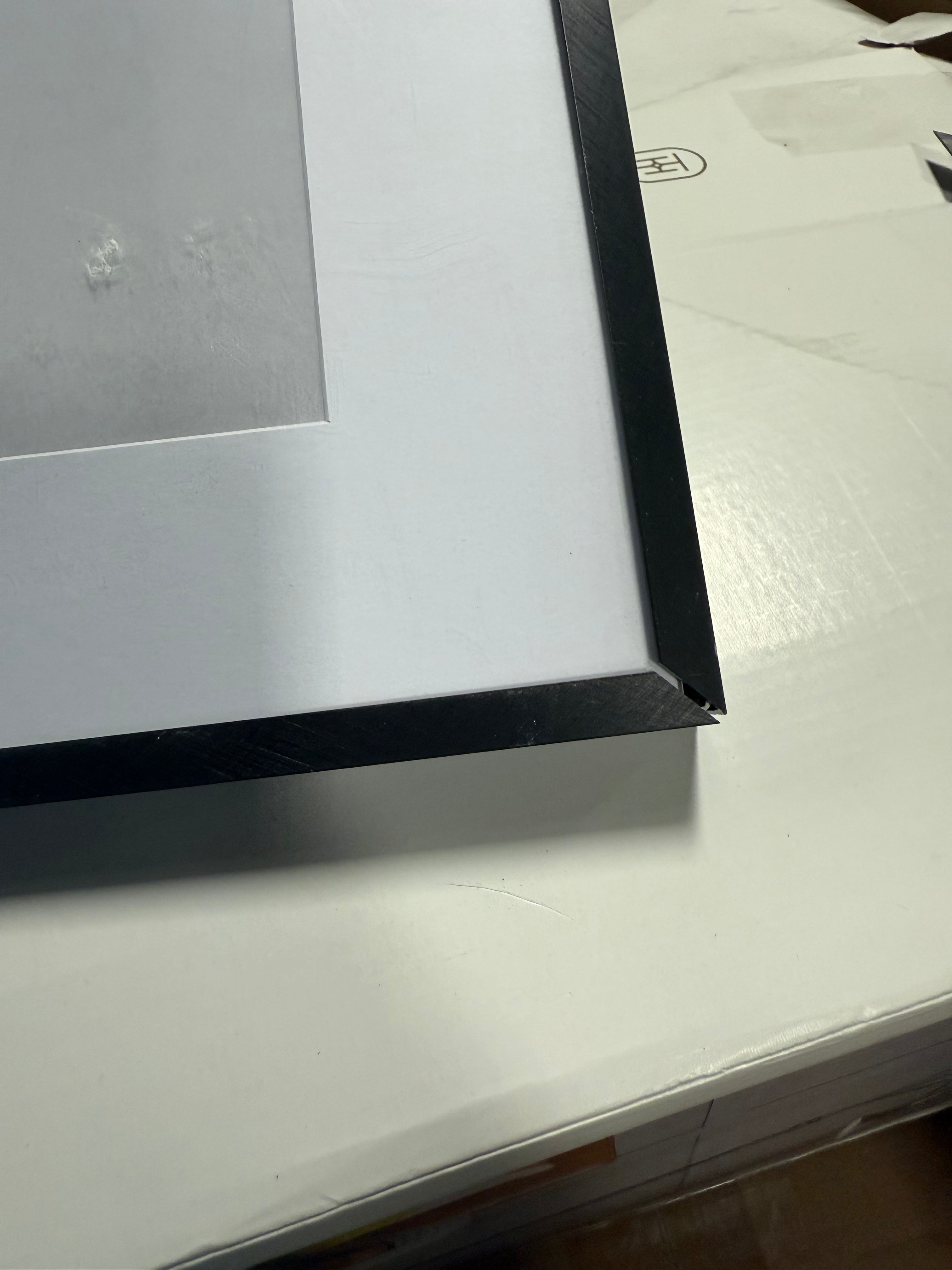 Elevated Aluminum Poster Frame Black