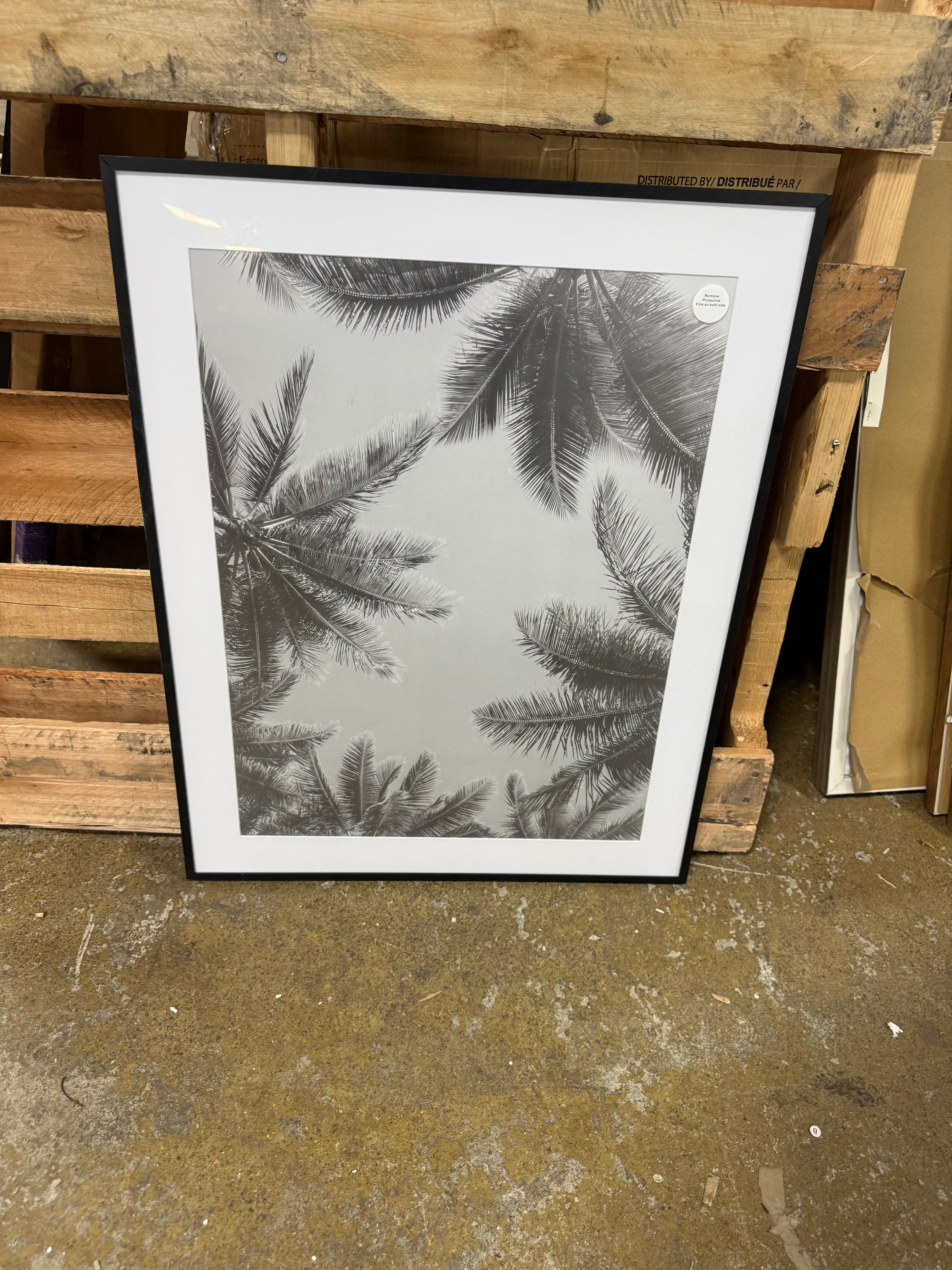 Elevated Aluminum Poster Frame Black