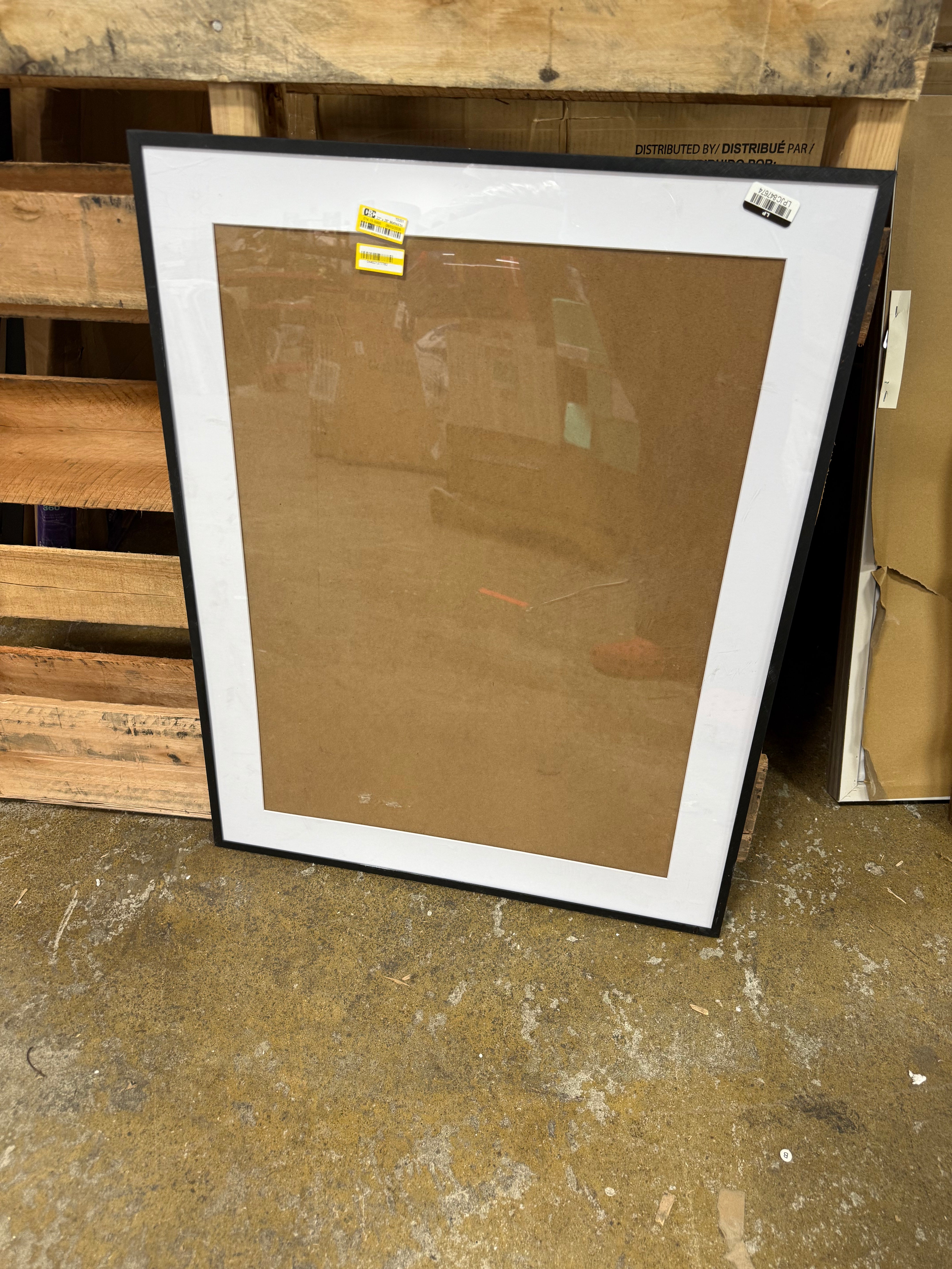 Elevated Aluminum Poster Frame Black