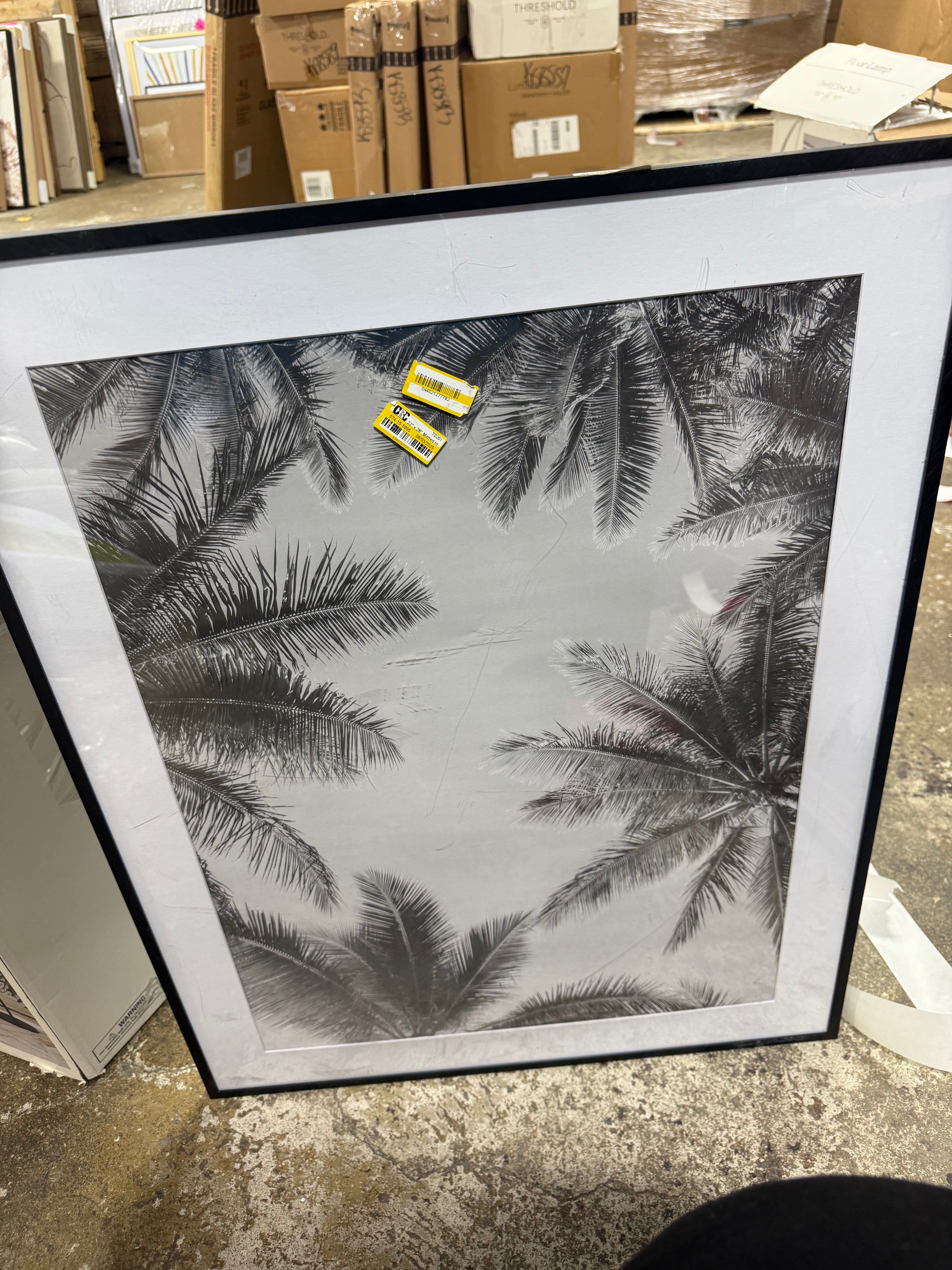 Elevated Aluminum Poster Frame Black